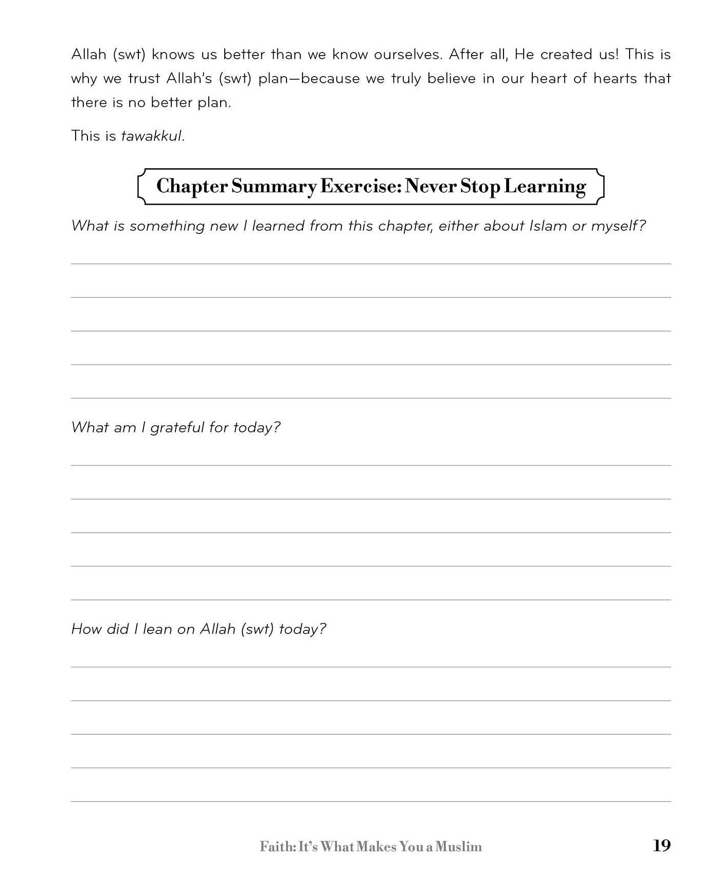 The New Muslim Workbook: The Interactive Guide to Building Your Relationship with Allah through Reflection and Prayer