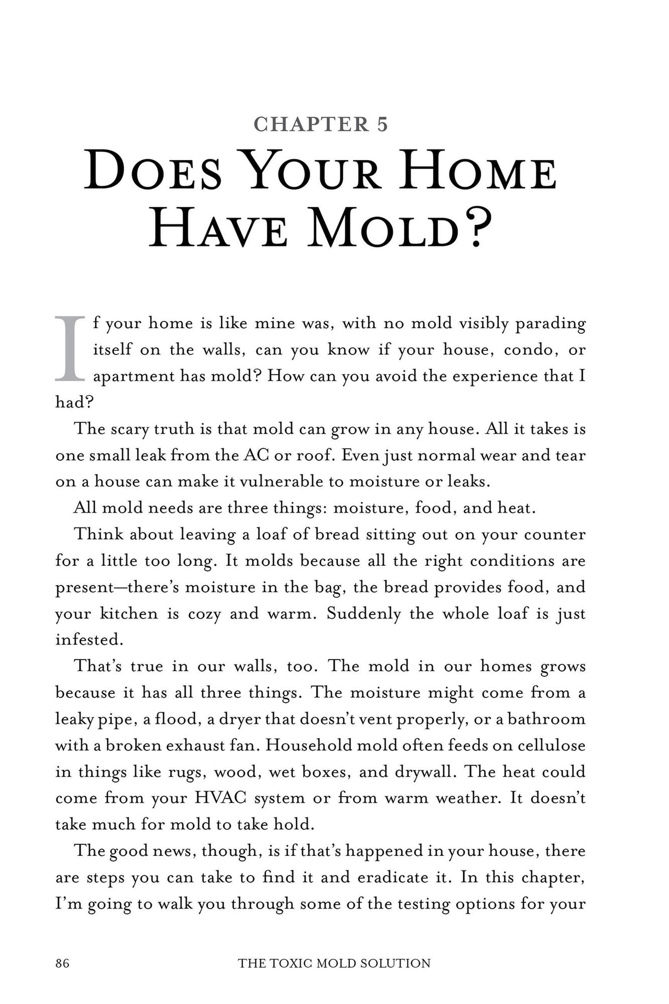 The Toxic Mold Solution: A Comprehensive Guide to Healing Your Home and Body from Mold: From Physical Symptoms to Tests and Everything in Between