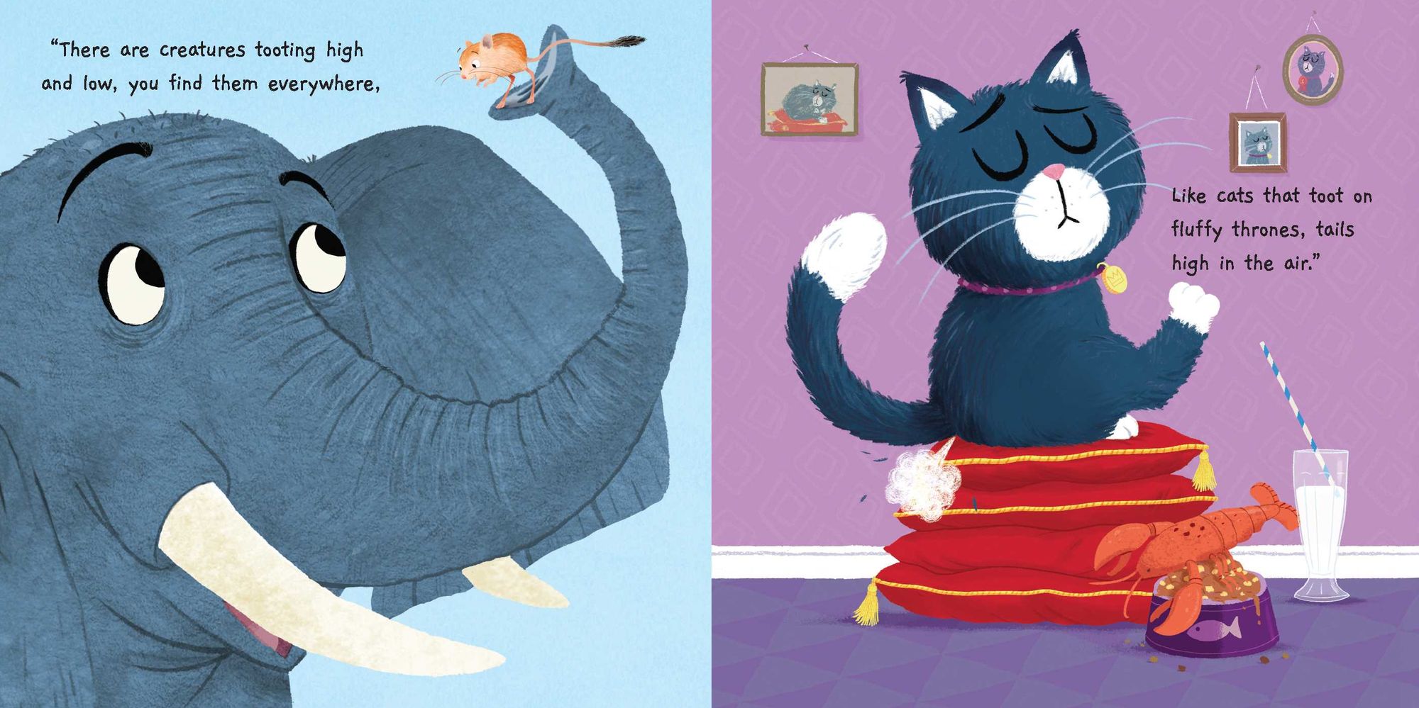 Everybody Toots: A Funny Read-Aloud Picture Book about Farting Animals (Rhyming books for kids ages 3-5)