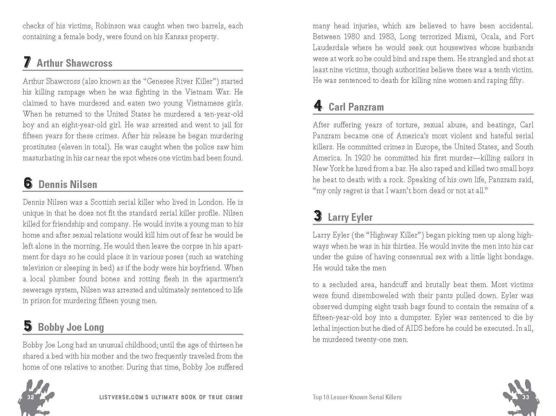 Listverse.com's Ultimate Book of True Crime: A Collection of Gripping Facts and Disturbing Details about Infamous Serial Killers, Notorious Cult Leaders, Scandalous Con Artists, and More (Perfect True Crime Gift)