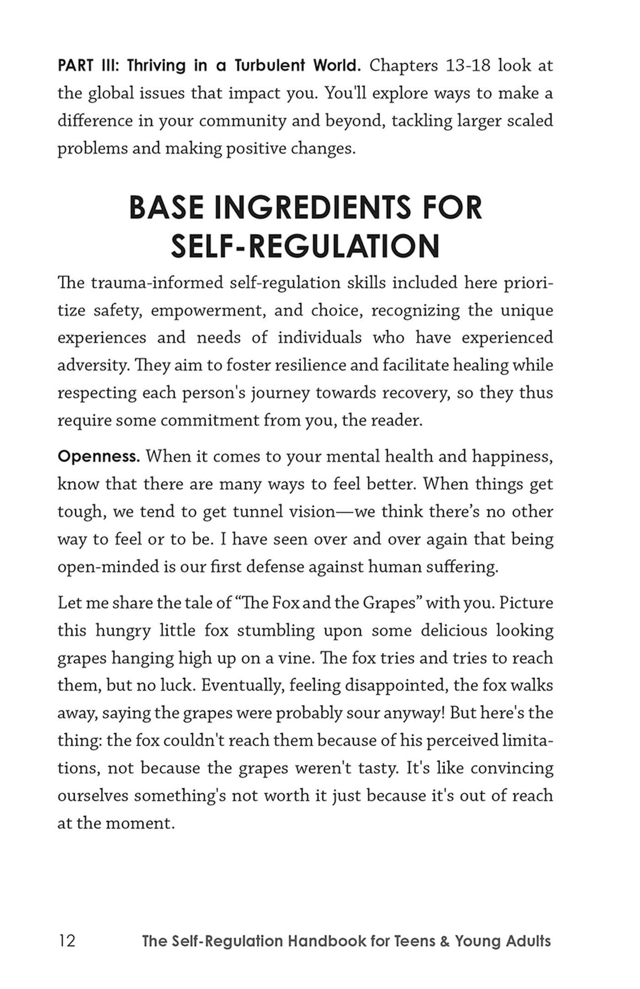 The Self-Regulation Handbook for Teens and Young Adults: A Trauma-Informed Guide to Fostering Personal Resilience and Enhancing Interpersonal Skills