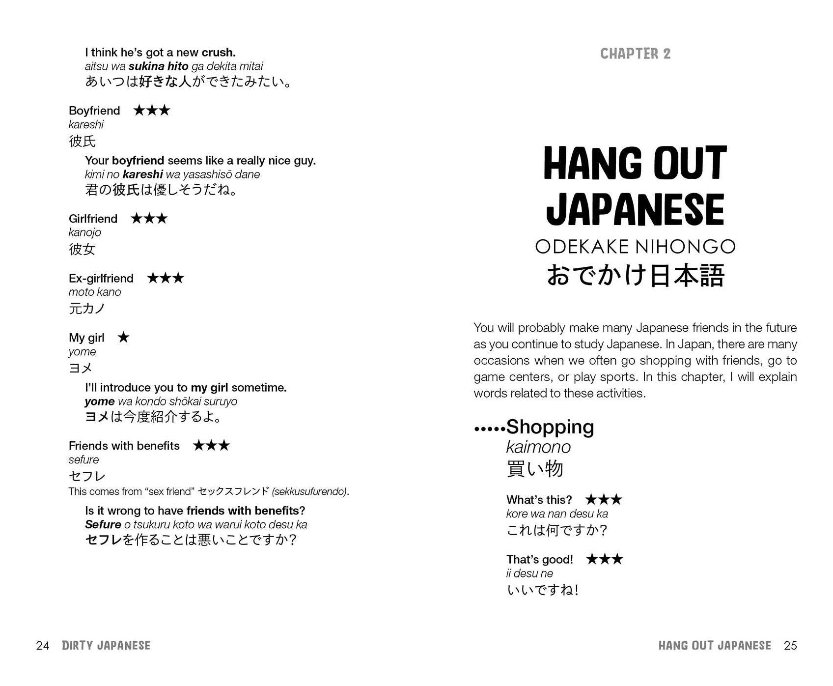Dirty Japanese, Second Edition: Power Up Your Conversation with Casual Slang and Onomatopoeia Phrases to Use with Friends, Enemies, Lovers, and More