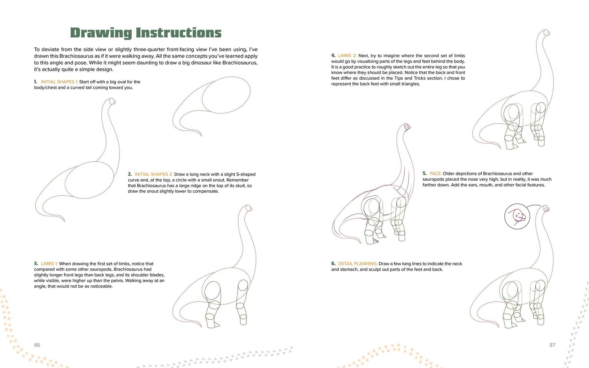 Drawing Dinosaurs: How to Draw Scientifically Accurate Prehistoric Creatures, Including T.rex, Stegosaurus, Velociraptor, Spinosaurus, and More (How to Draw Books)