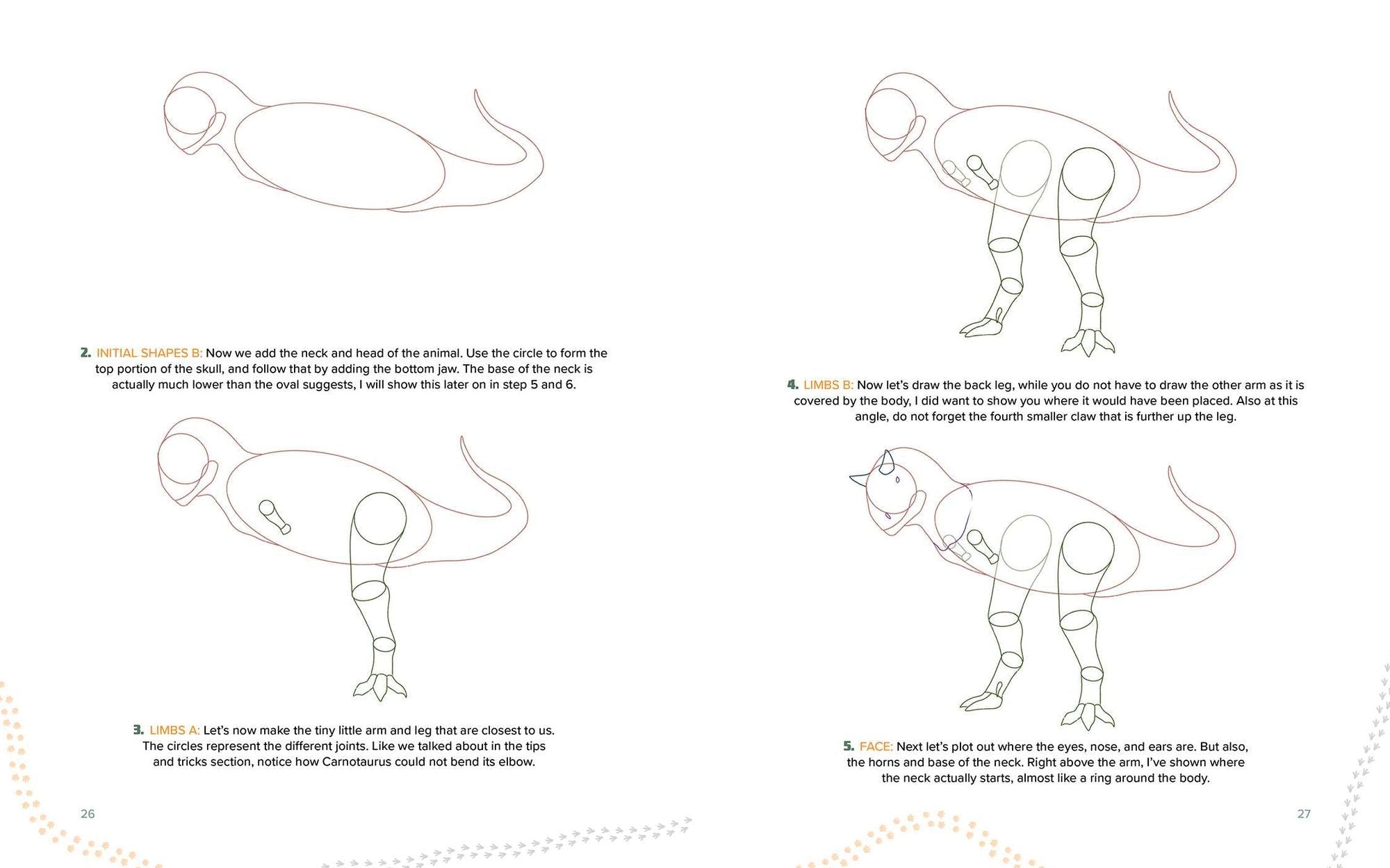 Drawing Dinosaurs: How to Draw Scientifically Accurate Prehistoric Creatures, Including T.rex, Stegosaurus, Velociraptor, Spinosaurus, and More (How to Draw Books)