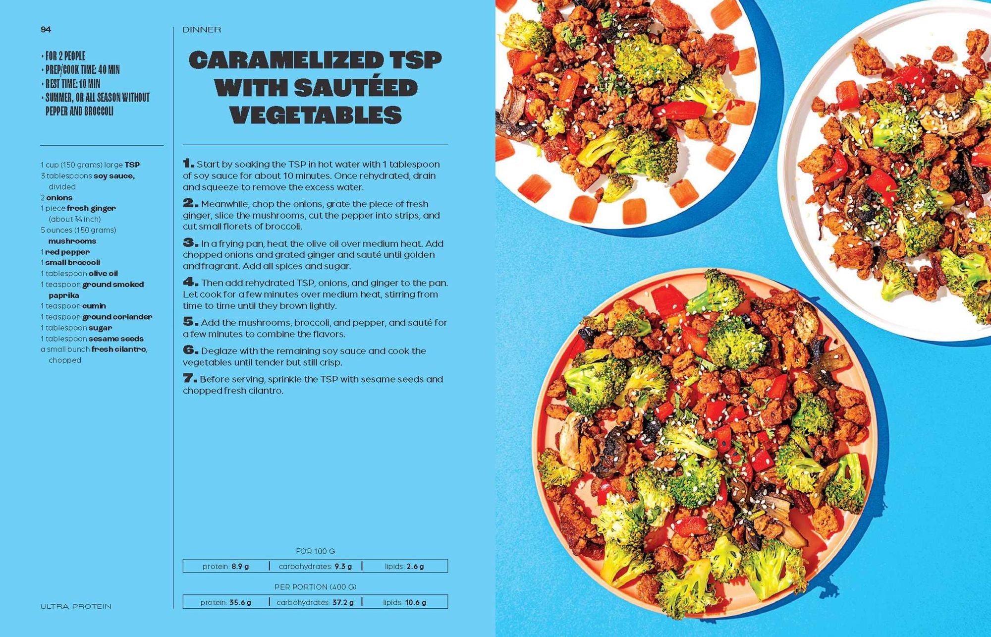 Ultra Protein: 55 Plant-Based Recipes to Maximize Body and Brain Health