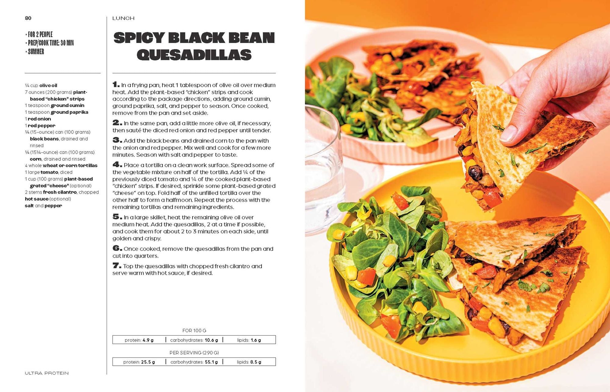 Ultra Protein: 55 Plant-Based Recipes to Maximize Body and Brain Health
