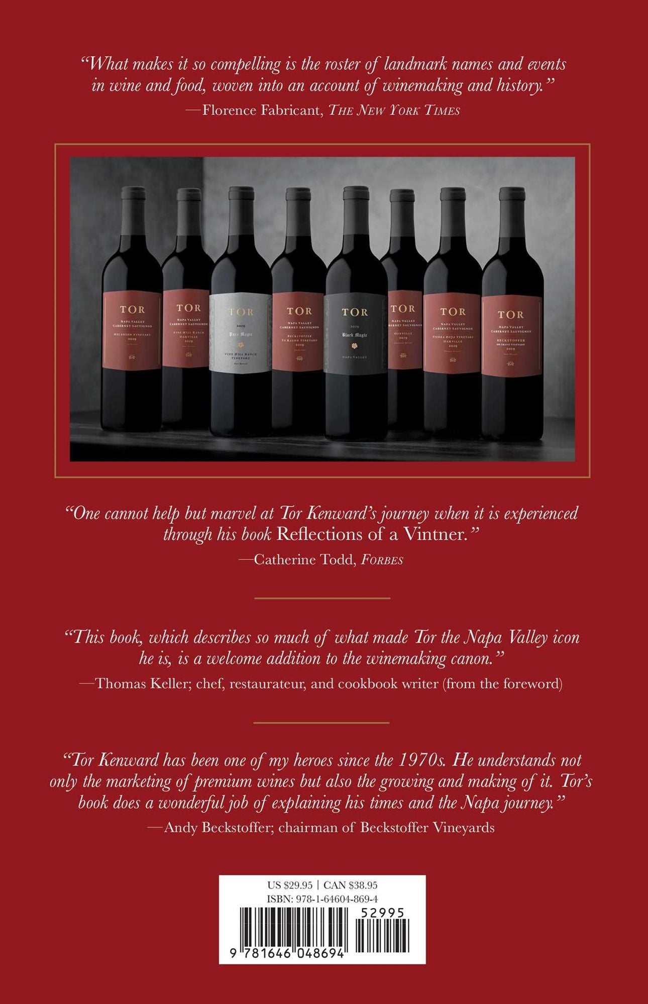 Reflections of a Vintner: Stories and Seasonal Wisdom from a Lifetime in Napa Valley
