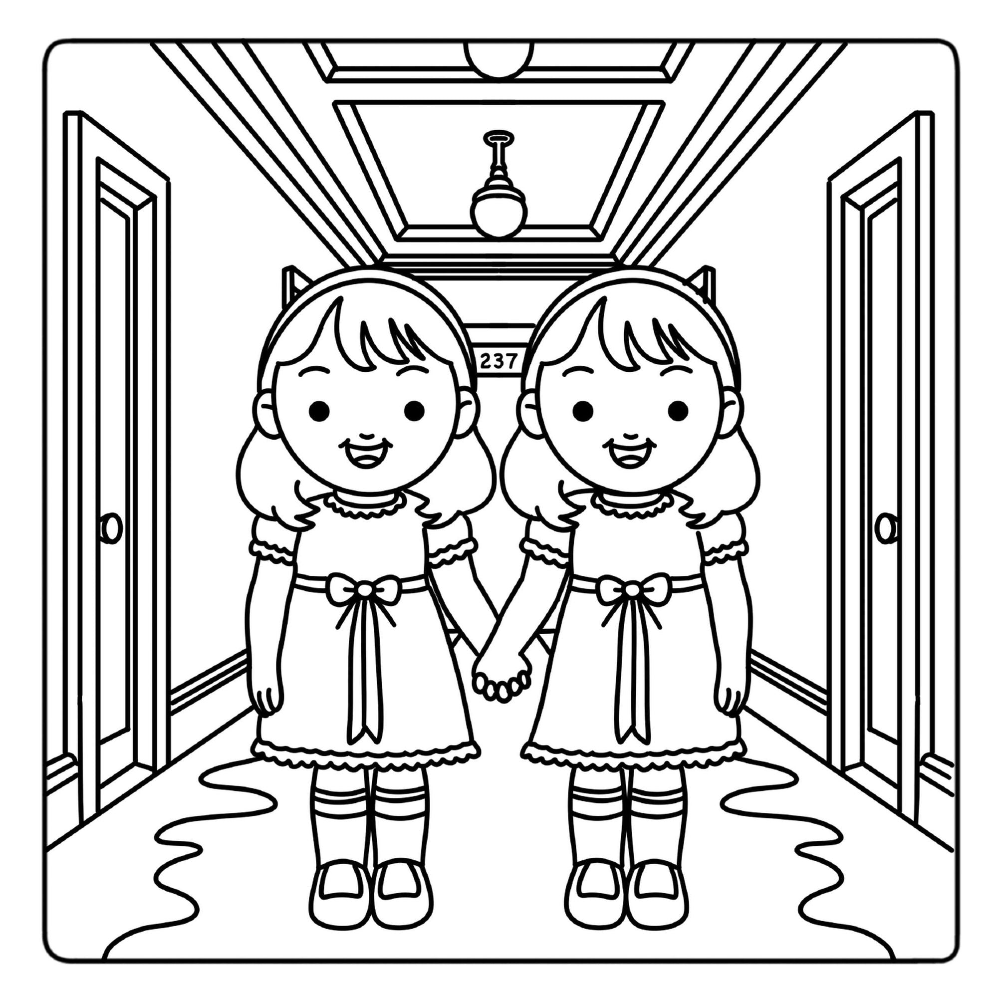 Cozy Horror Nights: A Parody Coloring Book: Cute Chibi Manga Meets Spooky Halloween Fun for Stress Relief & Relaxation