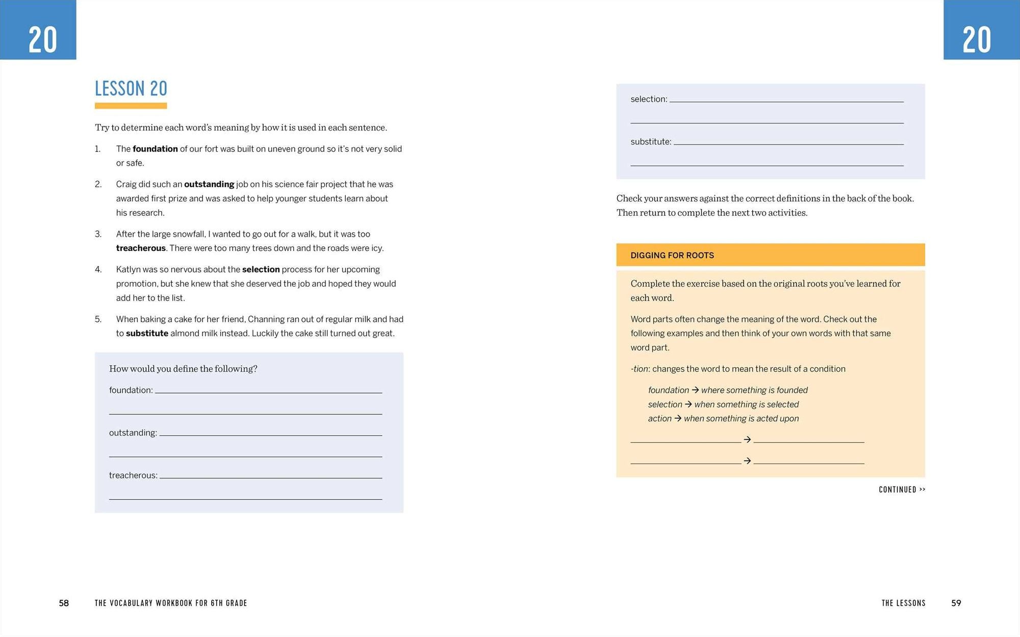 The Vocabulary Workbook for 6th Grade: Weekly Activities to Boost Your Word Power