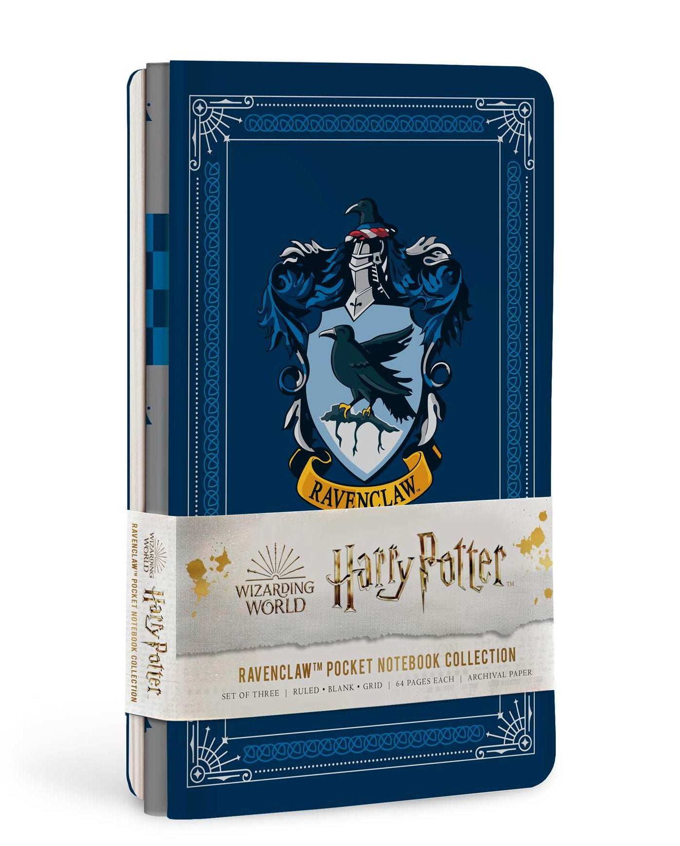Harry Potter: Ravenclaw Pocket Notebook Collection (Set of 3)