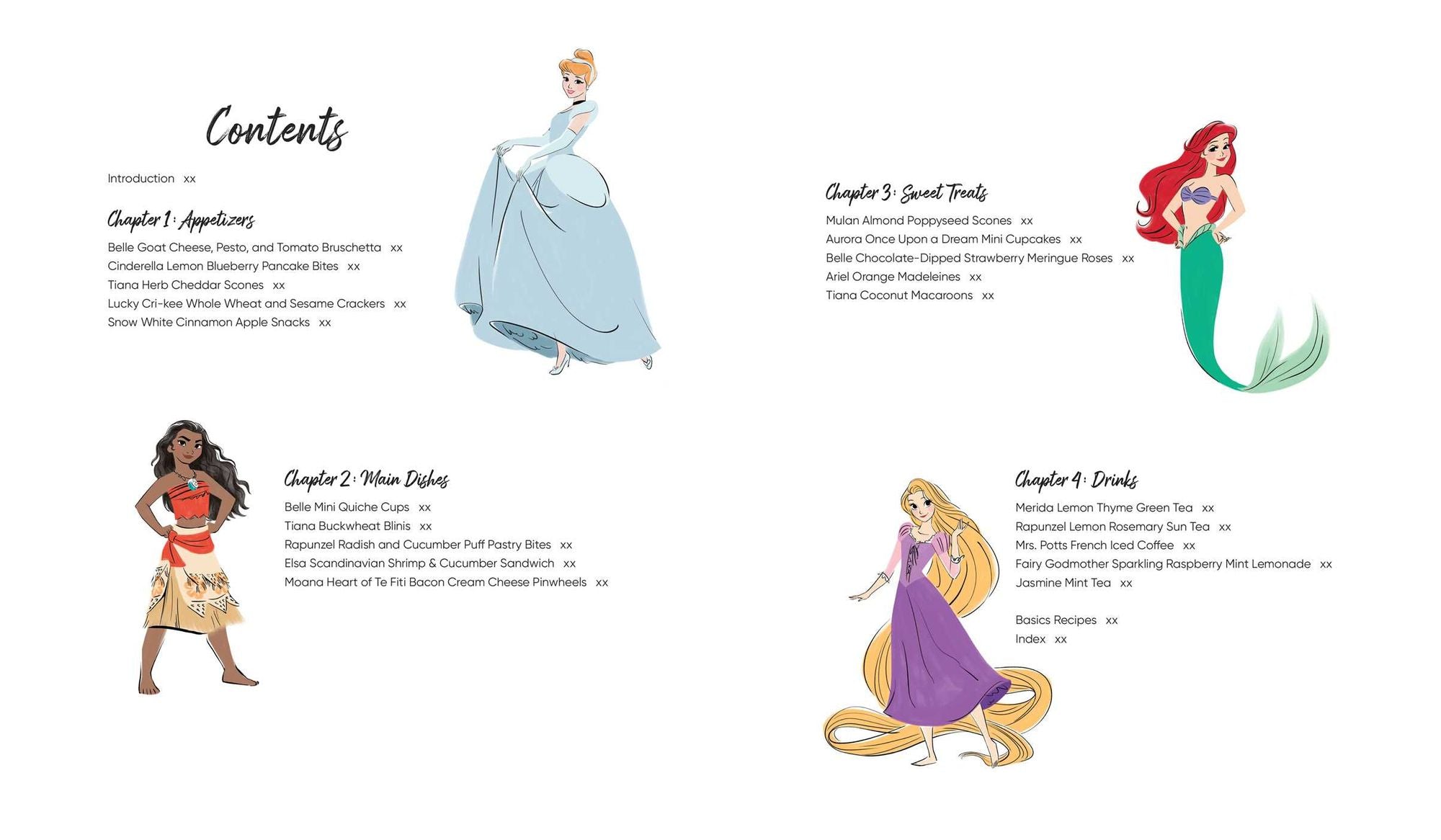 Disney Princess Tea Parties Cookbook (Kids Cookbooks, Disney Fans)