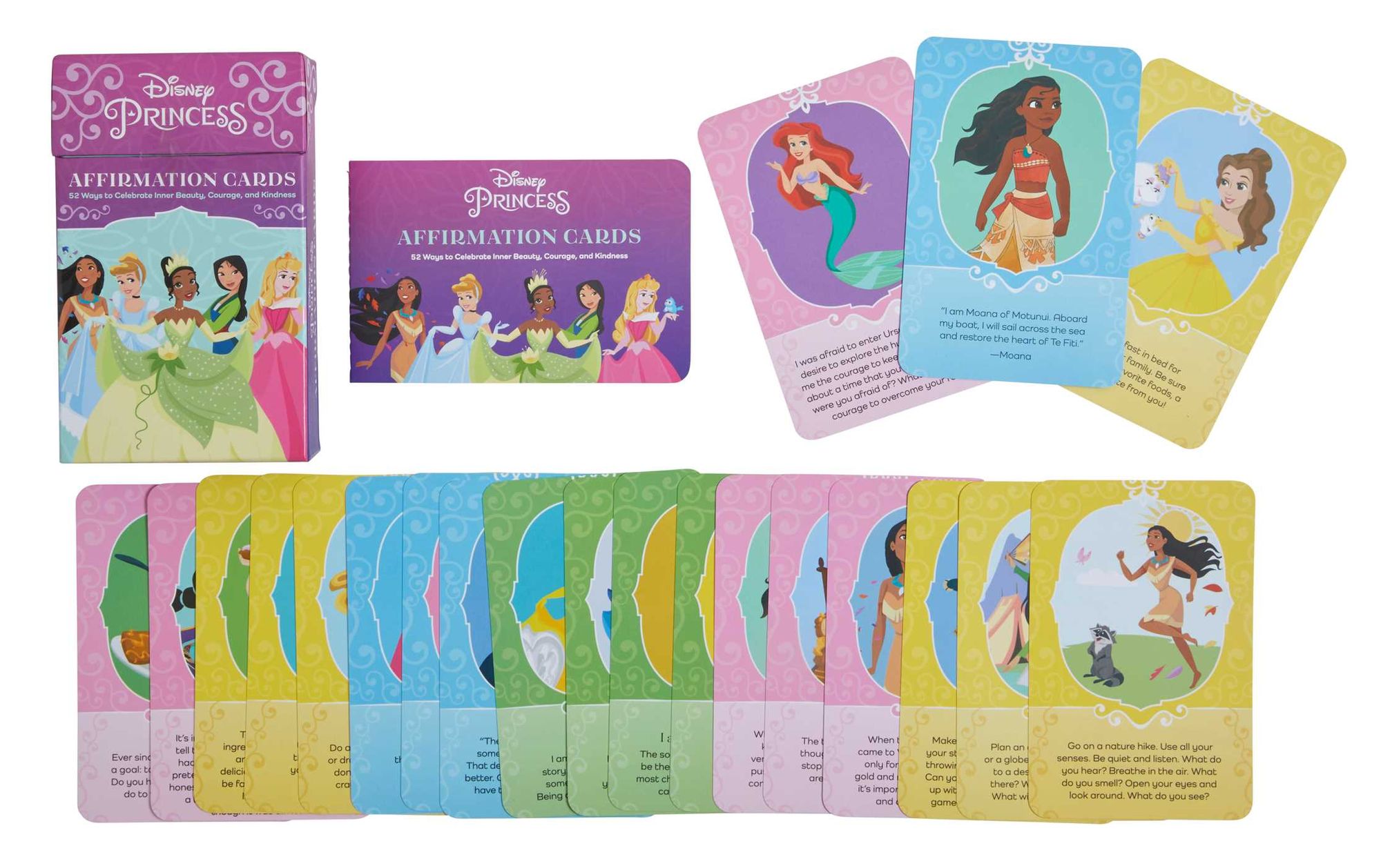 Disney Princess Affirmation Cards: 52 Ways to Celebrate Inner Beauty, Courage, and Kindness (Children's Daily Activities Books, Children's Card Games Books, Children's Self-Esteem Books)