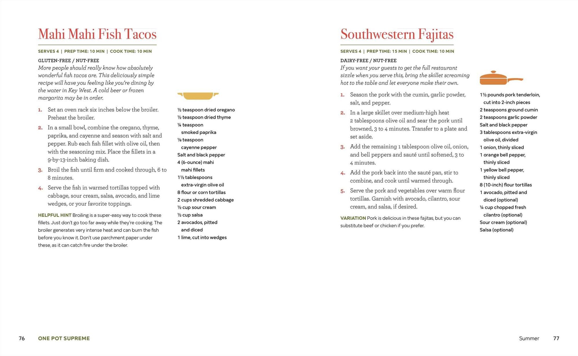 One Pot Supreme: The Complete Cookbook for Skillets, Slow Cookers, Sheet Pans, and More!