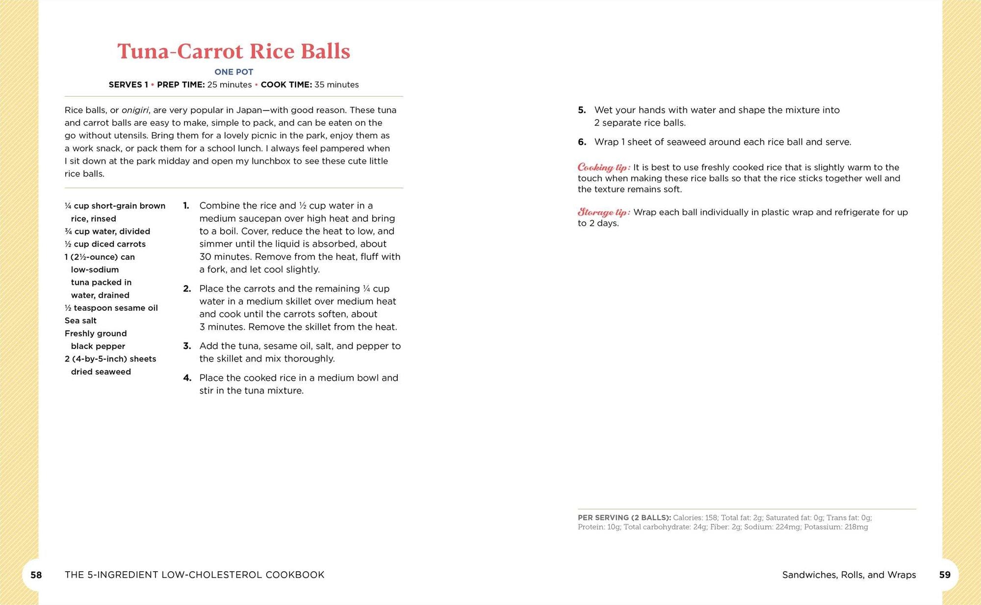 The 5-Ingredient Low-Cholesterol Cookbook: 85 Heart-Healthy Recipes