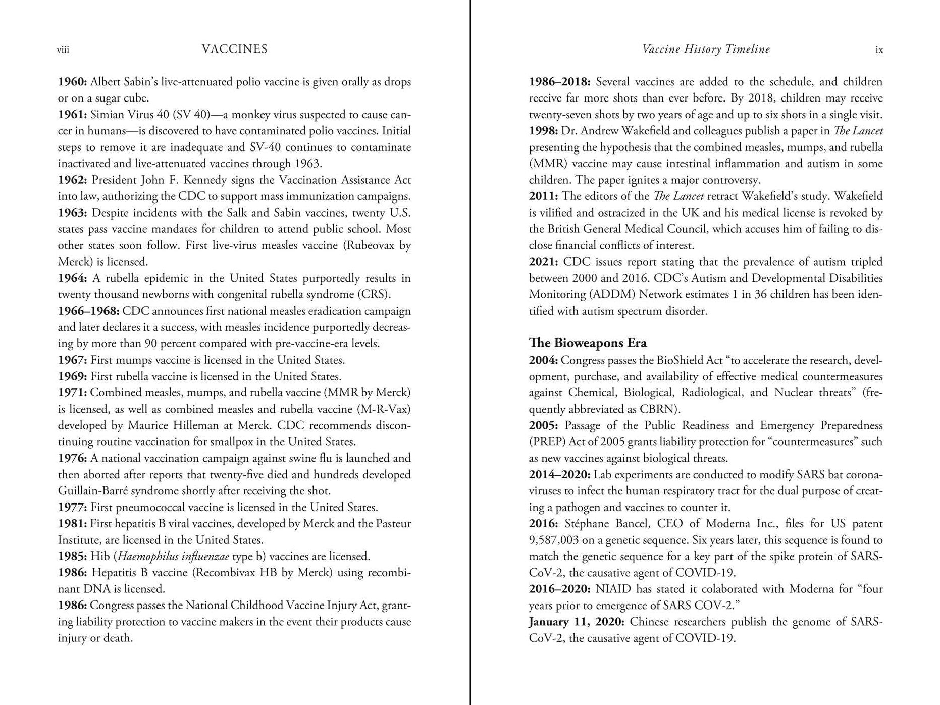 Vaccines: Mythology, Ideology, and Reality