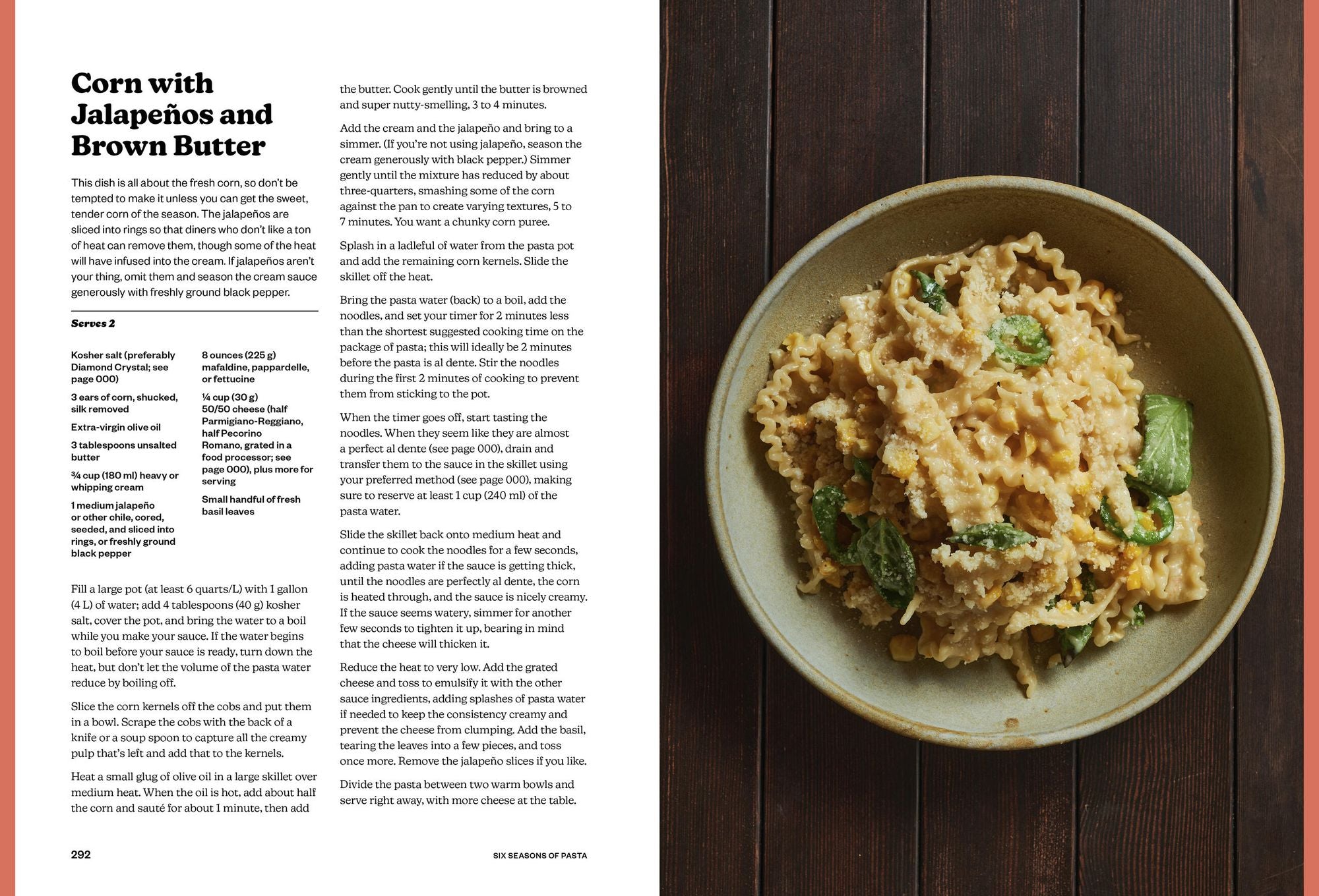 Six Seasons of Pasta: A New Way with Everyone's Favorite Food