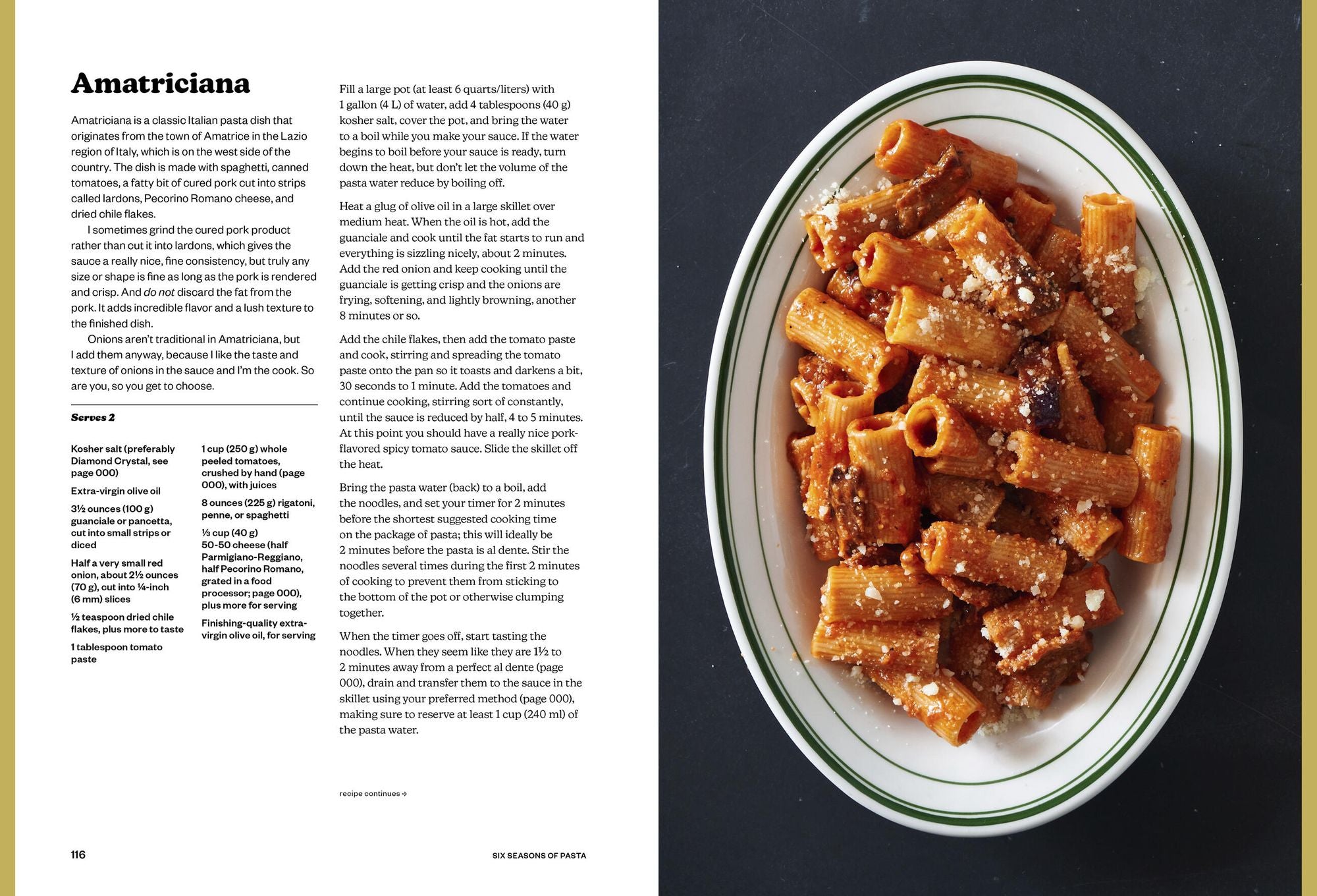 Six Seasons of Pasta: A New Way with Everyone's Favorite Food