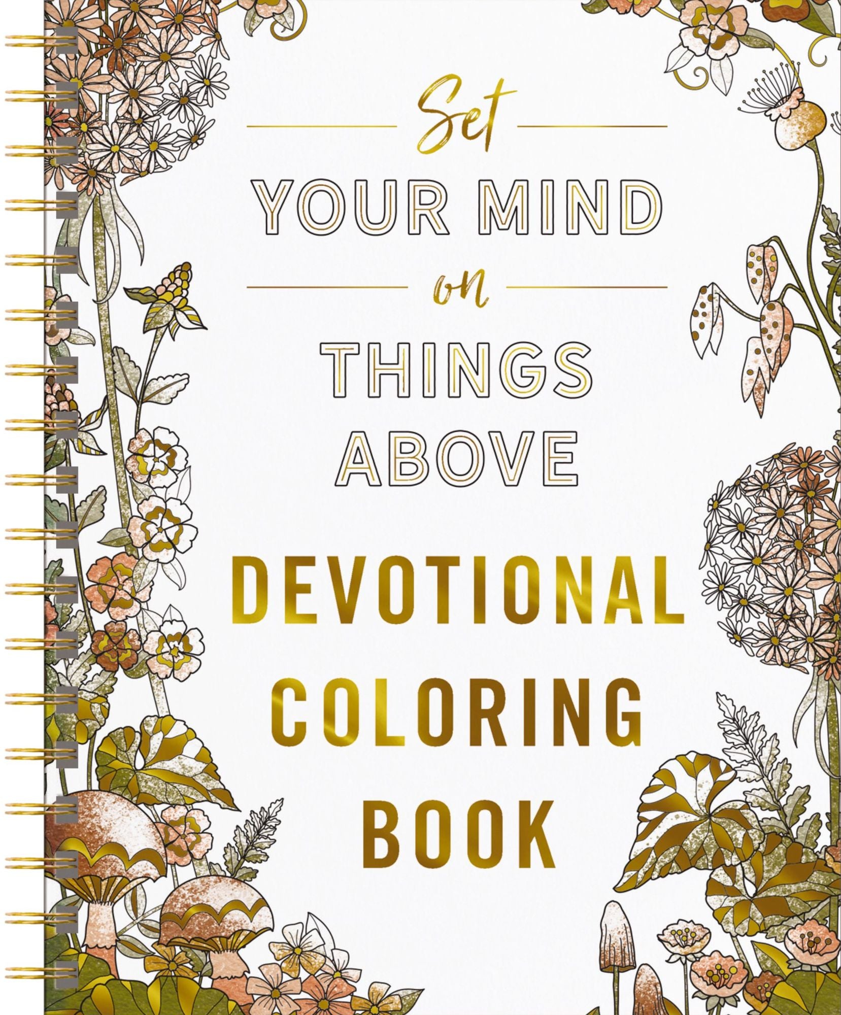 Set Your Mind on Things Above: Devotional Adult Coloring Book (75 Daily Devotions and Coloring Pages to Steady Your Soul) - The Perfect Gift for Christian Women