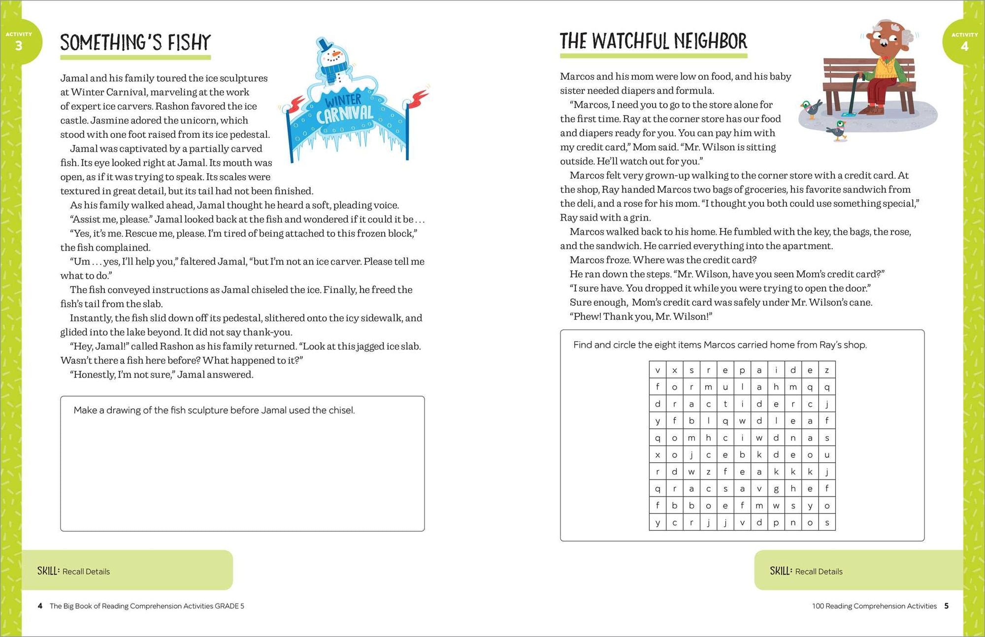 The Big Book of Reading Comprehension Activities, Grade 5: 100 Activities for After-School and Summer Reading Fun