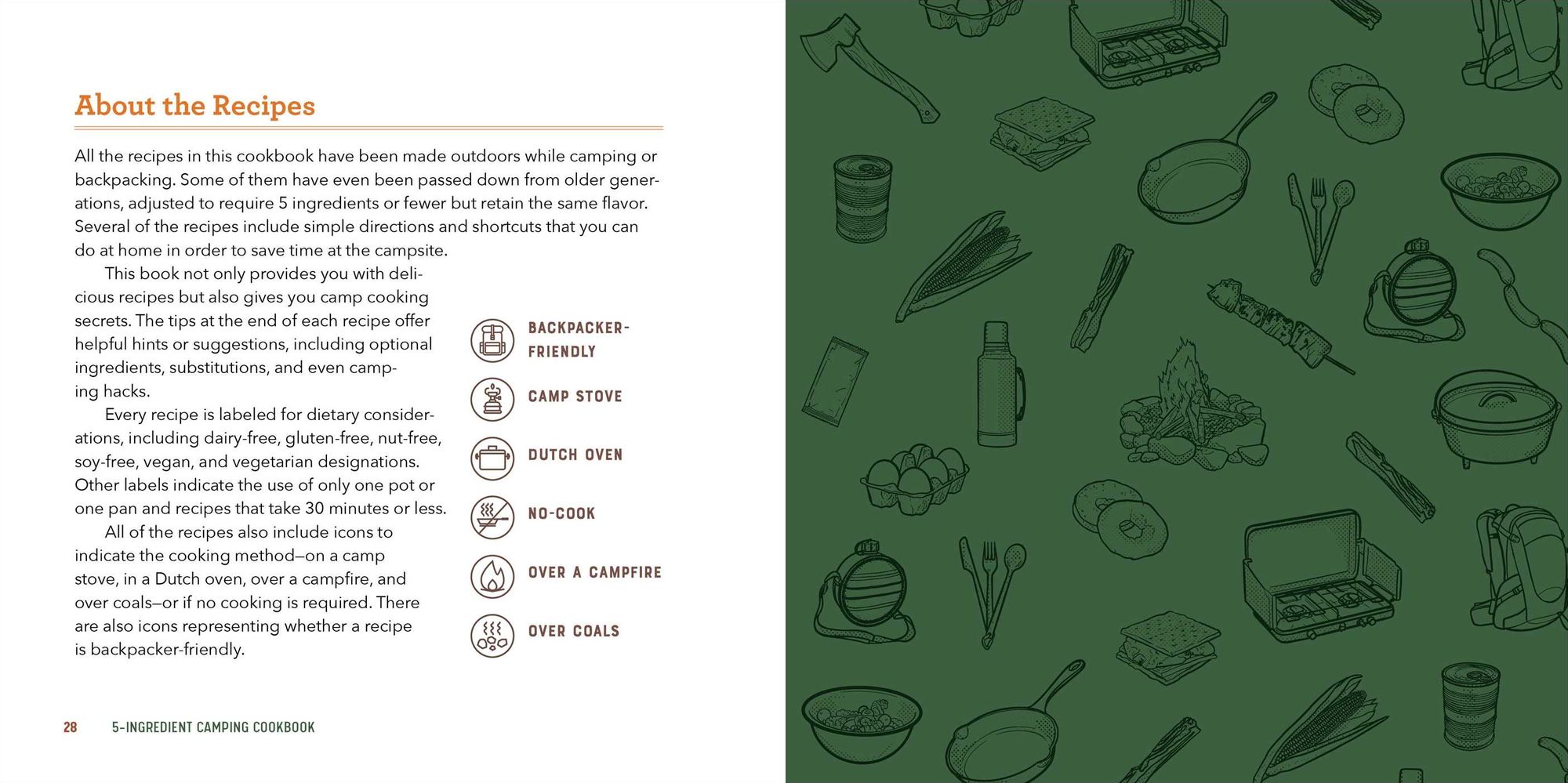 5-Ingredient Camping Cookbook: Easy, Flavorful Recipes for Eating Well in the Great Outdoors