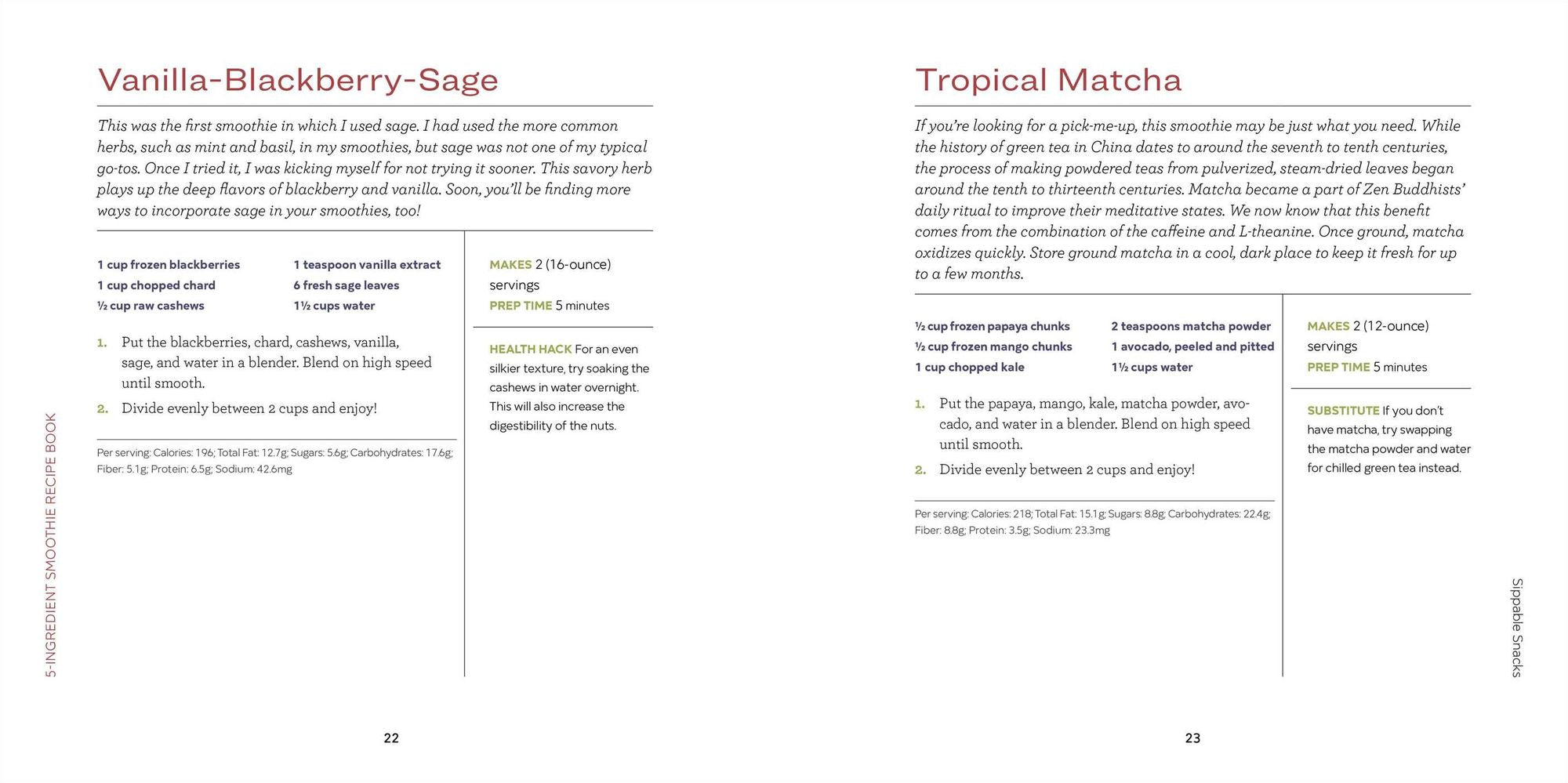 5-Ingredient Smoothie Recipe Book: 100 Nutrient-Packed Smoothies