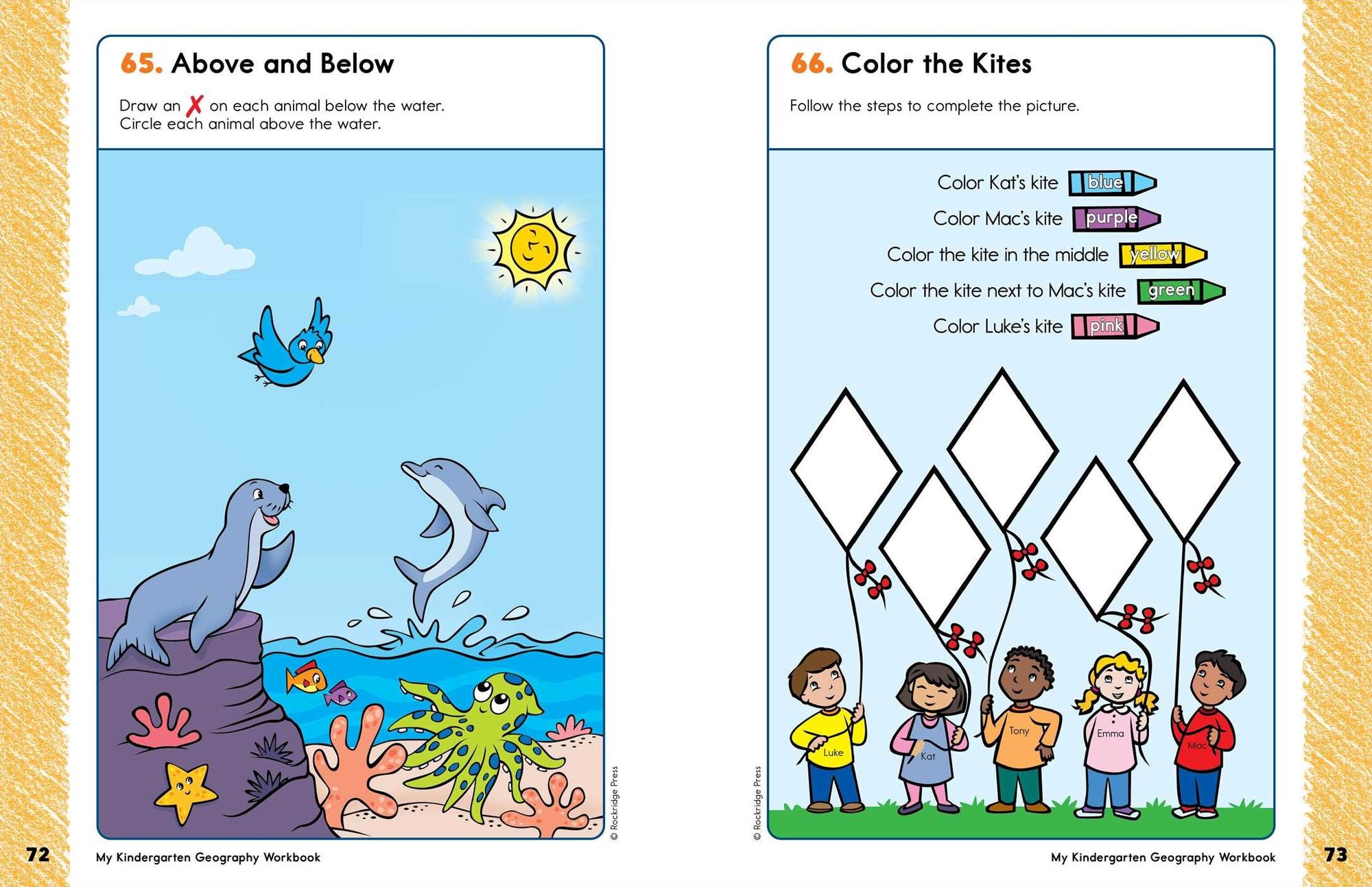 My Kindergarten Geography Workbook: 101 Games & Activities To Support Kindergarten Geography Skills