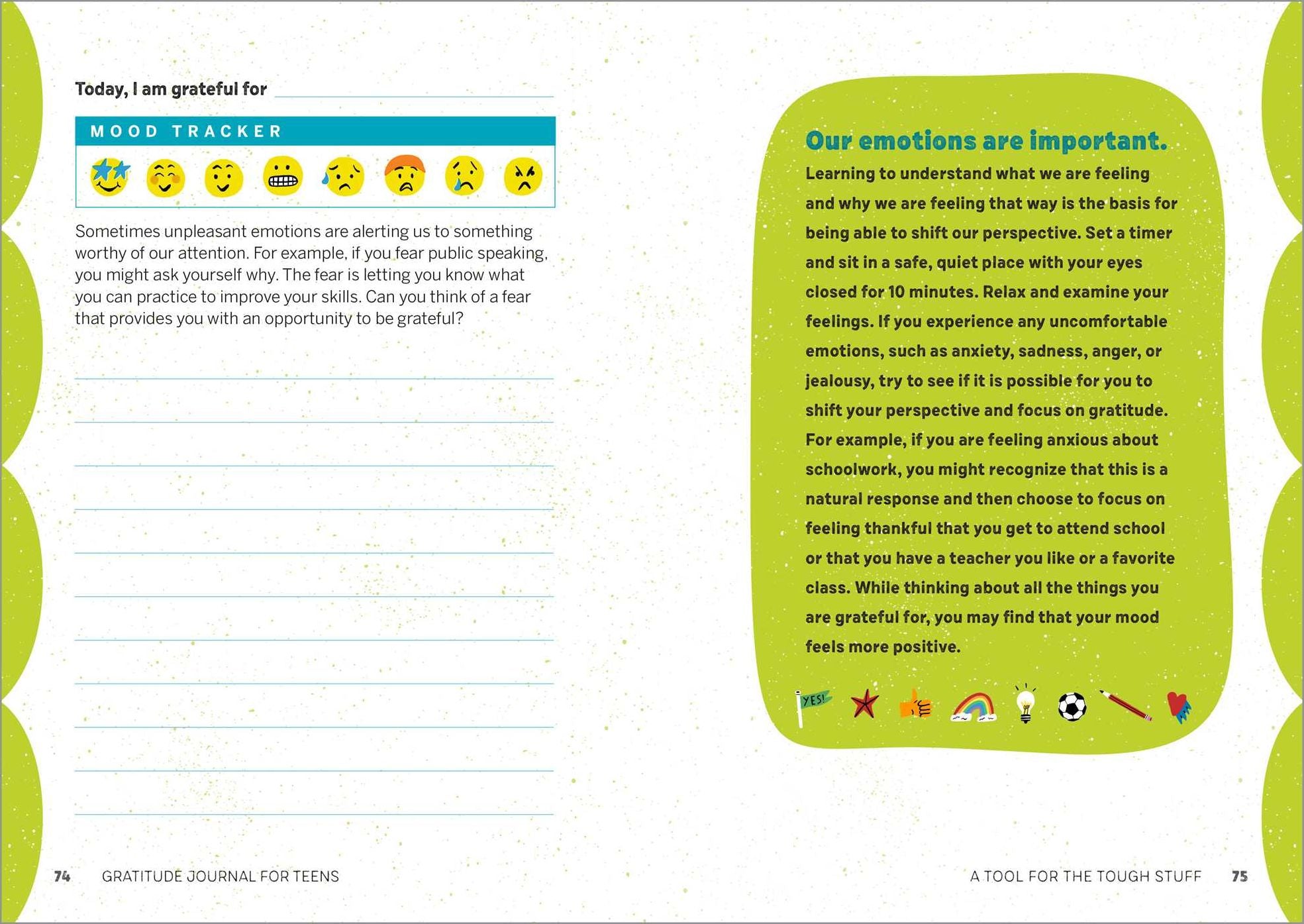 Gratitude Journal for Teens: Prompts to Cultivate a Habit of Awareness and Improve Well-being