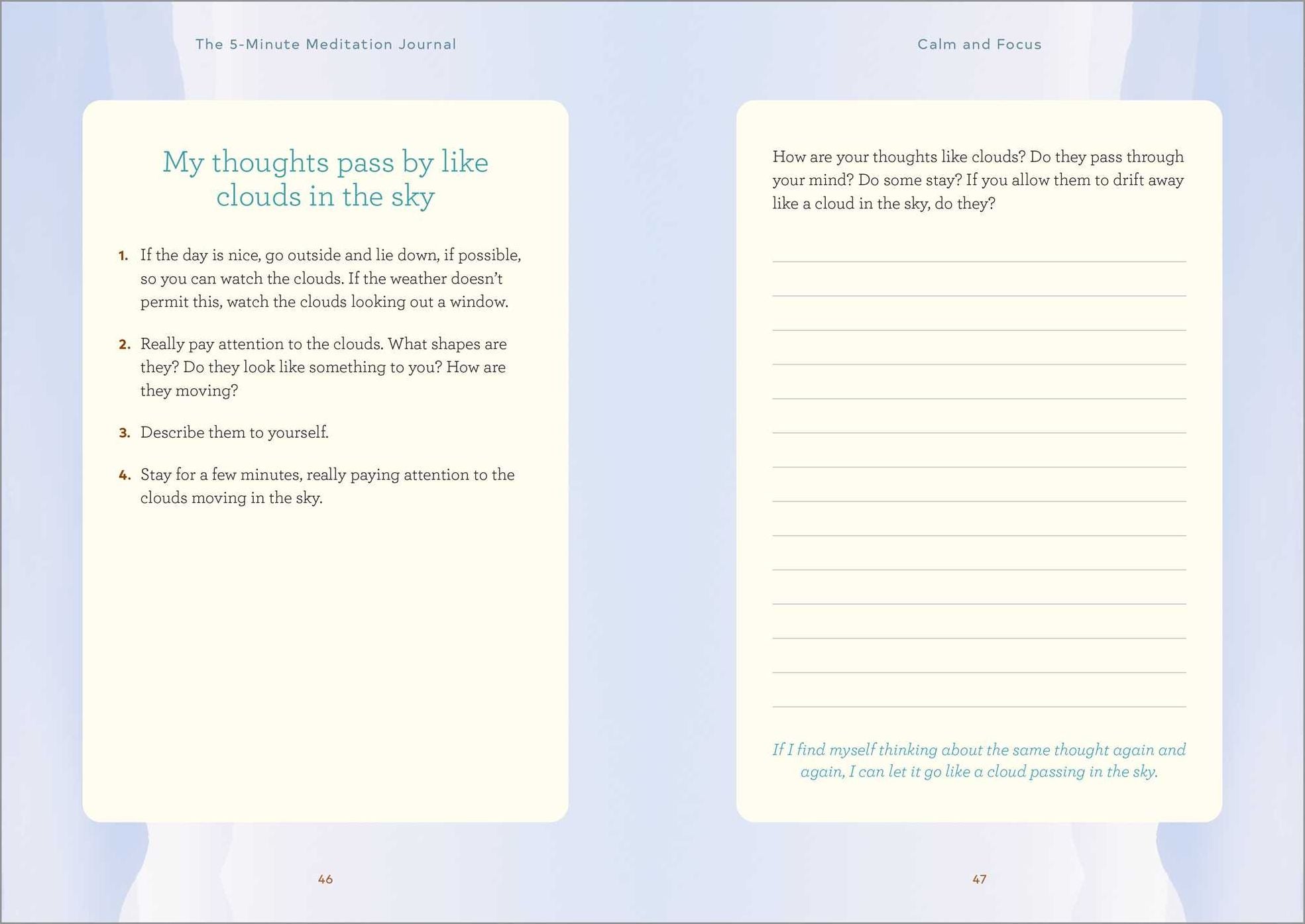 The 5-Minute Meditation Journal: Quick Guided Meditations for a Calmer, Happier You