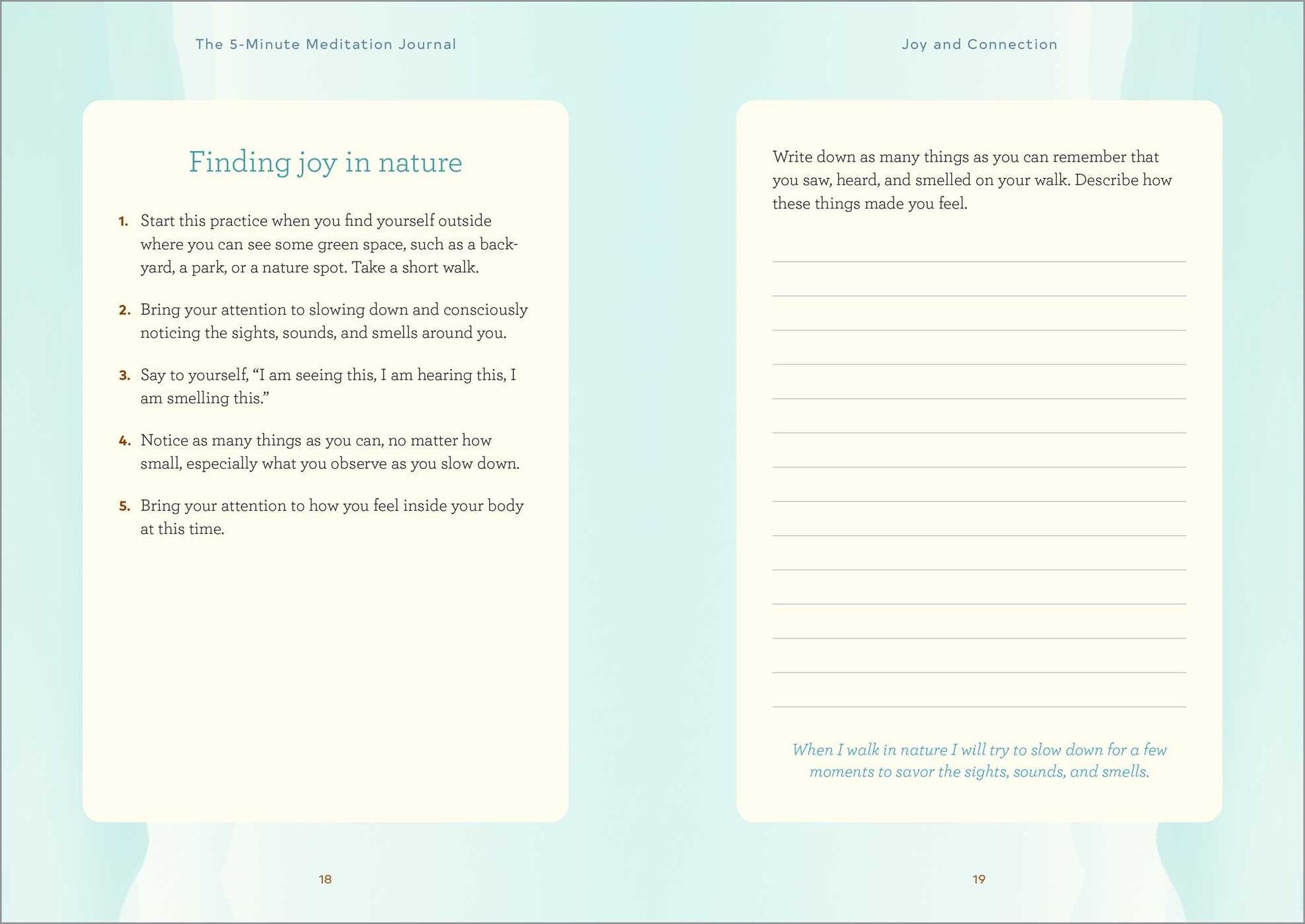 The 5-Minute Meditation Journal: Quick Guided Meditations for a Calmer, Happier You