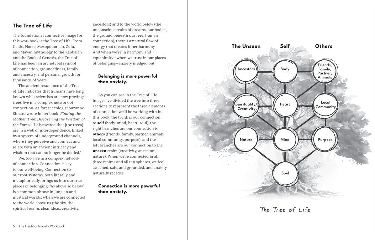 The Healing Anxiety Workbook: A Guide to Calm Worry and Intrusive Thoughts at the Root