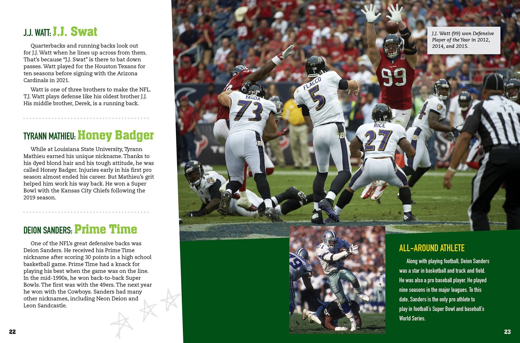 Football's Greatest Nicknames: The Refrigerator, Prime Time, Touchdown Tom, and More!