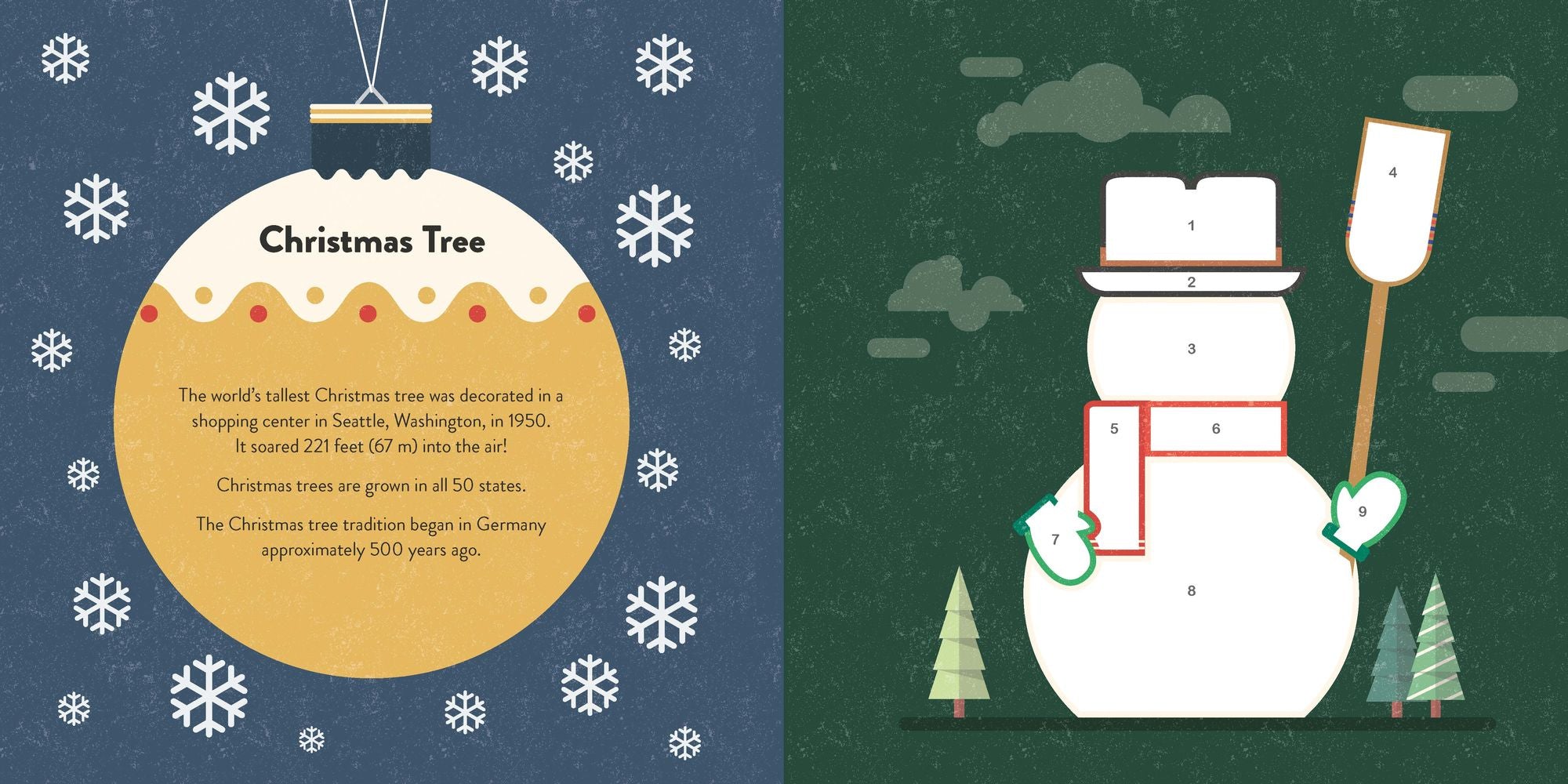 Color with Stickers: Christmas: 10 Pictures To Make - Includes Fun Facts!