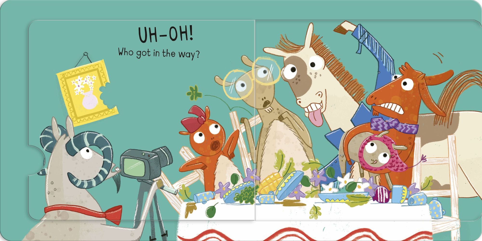 Say Cheese!: A Lift-the-Flap Book of Farm Photos