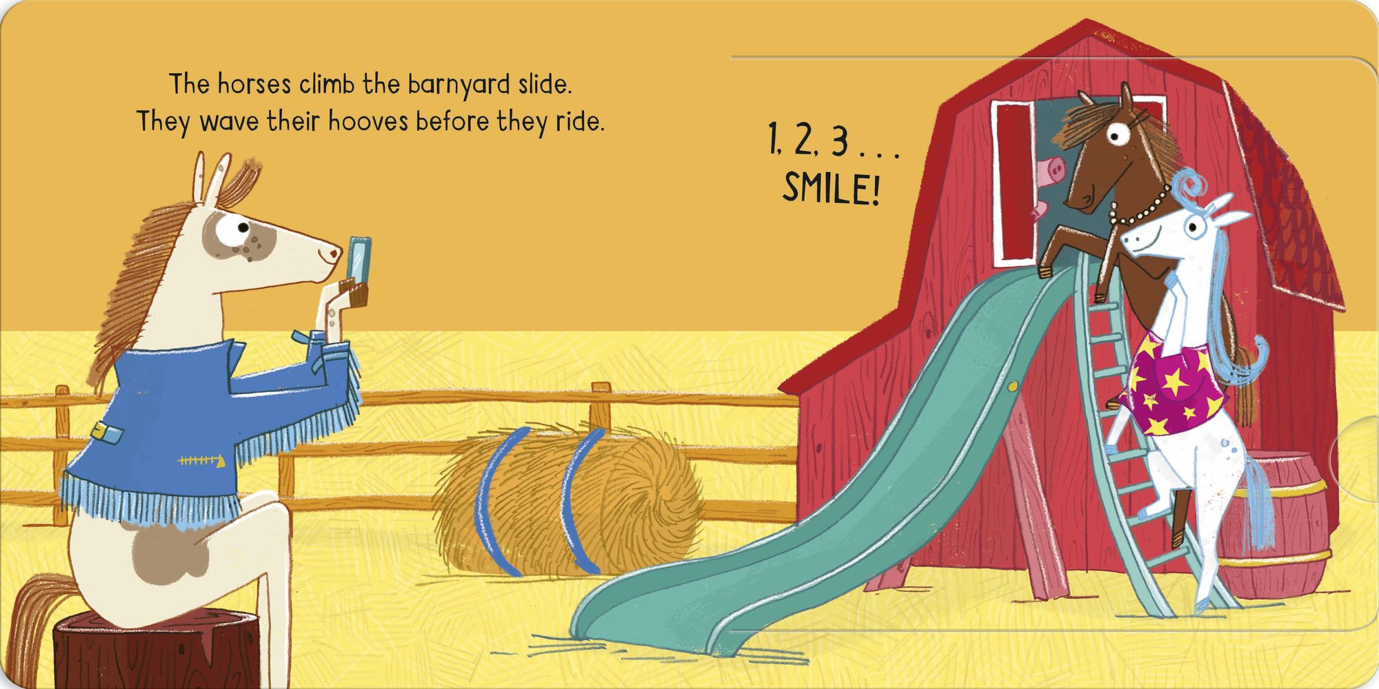 Say Cheese!: A Lift-the-Flap Book of Farm Photos