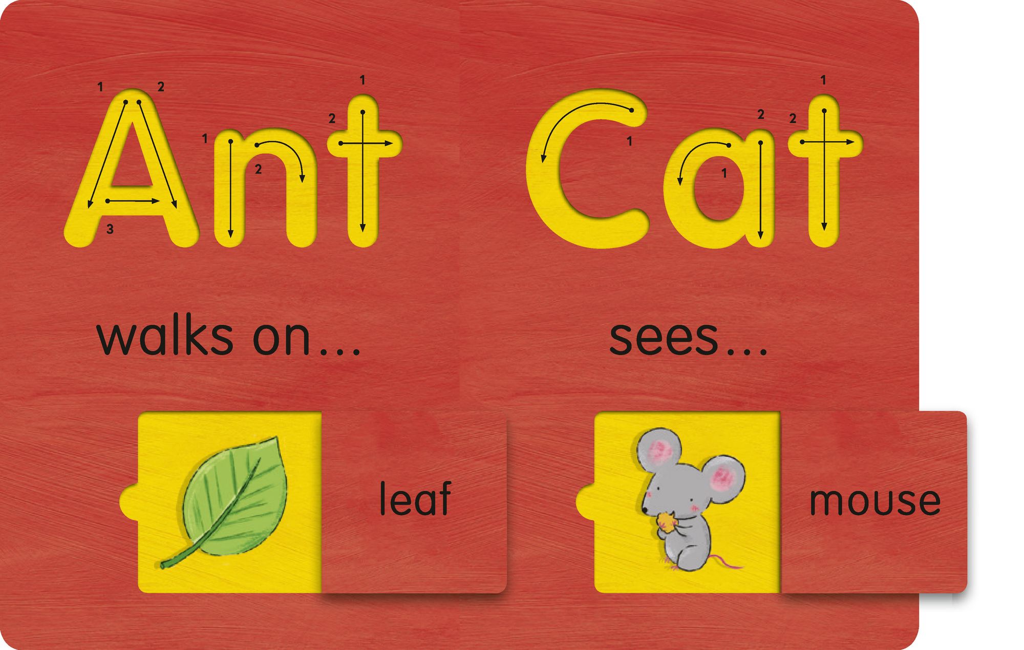 First Words: An interactive book, with tracks to trace and flaps to lift!