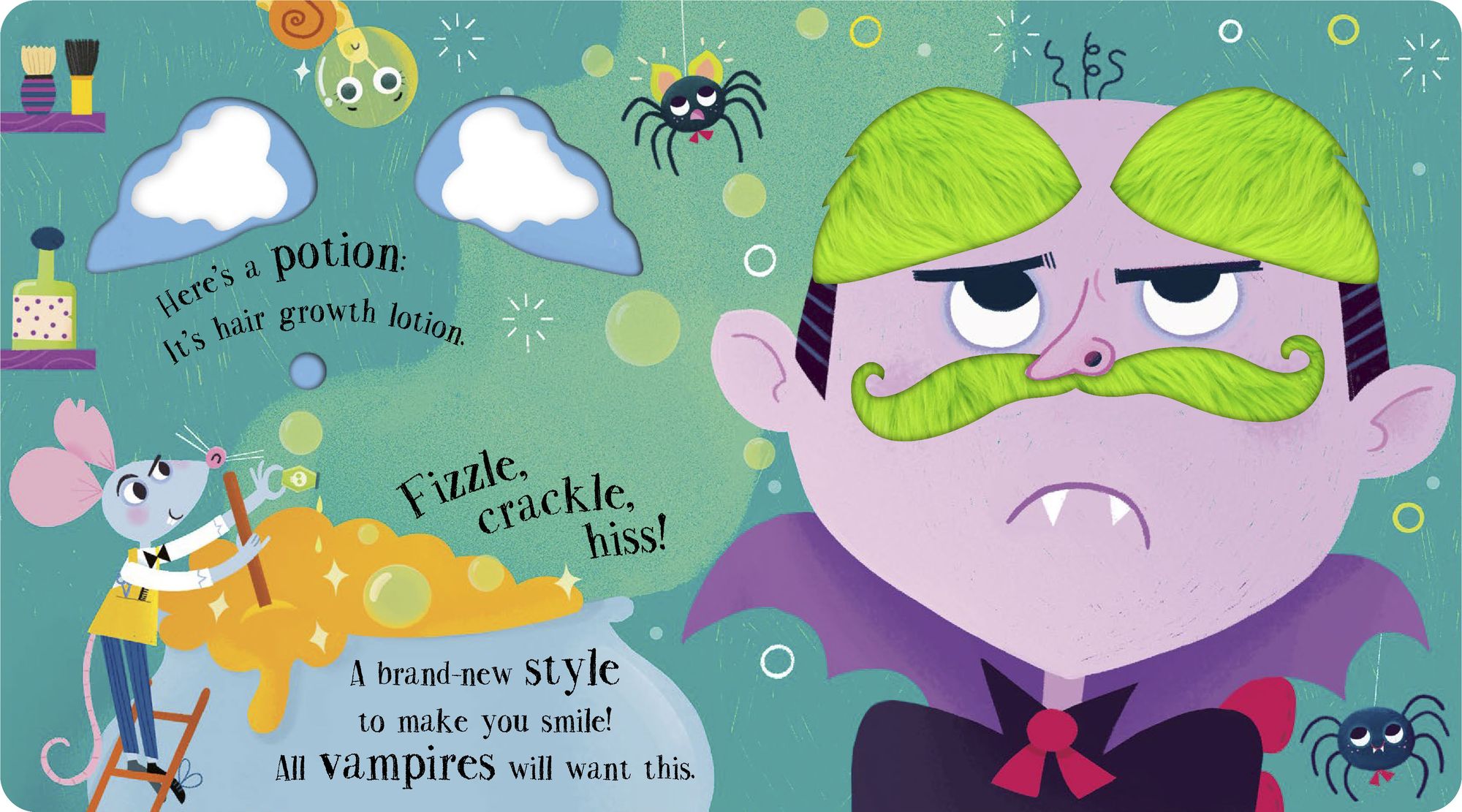 Hairy Scary Halloween: With a surprise mirror!