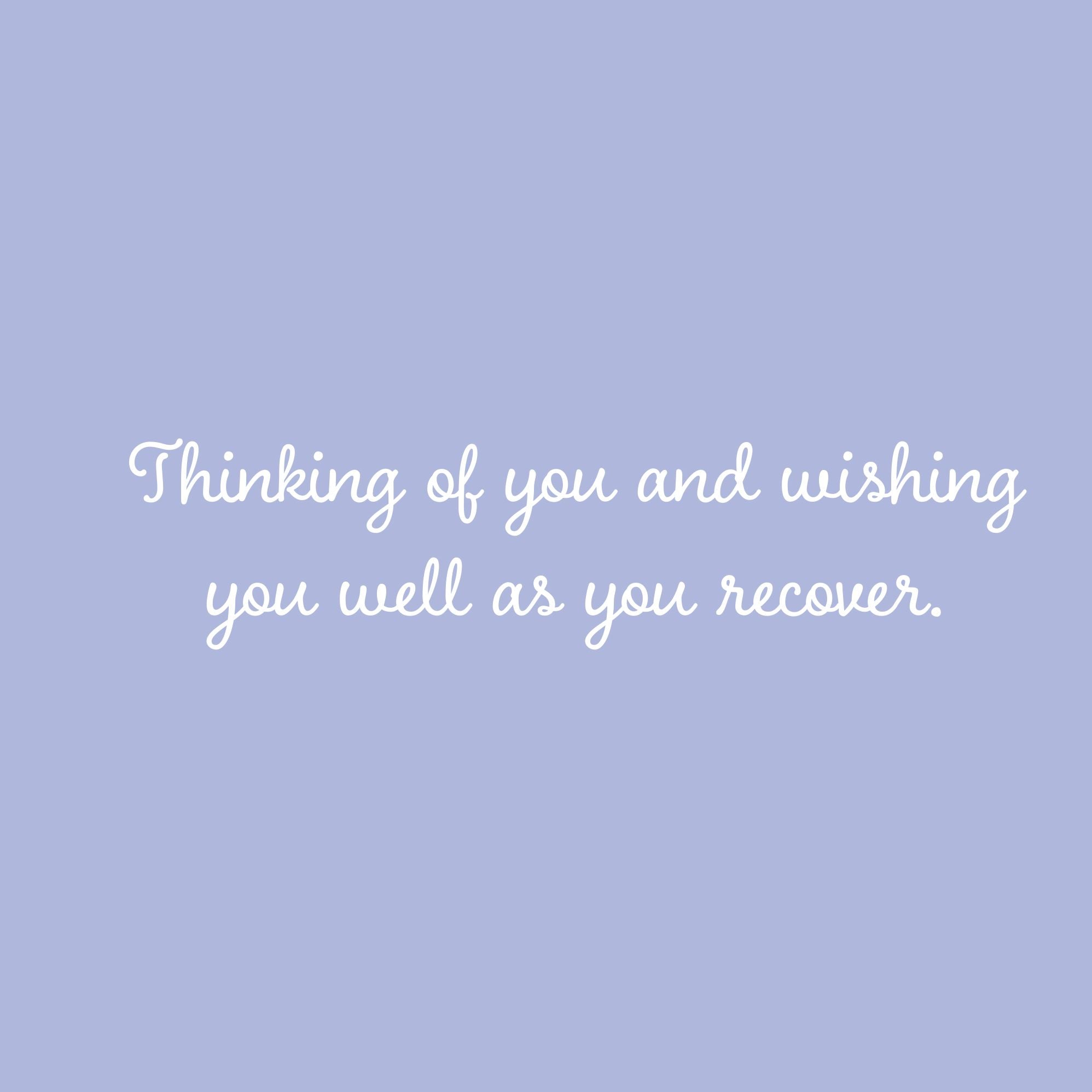 Greeting Card Get Well Teapot