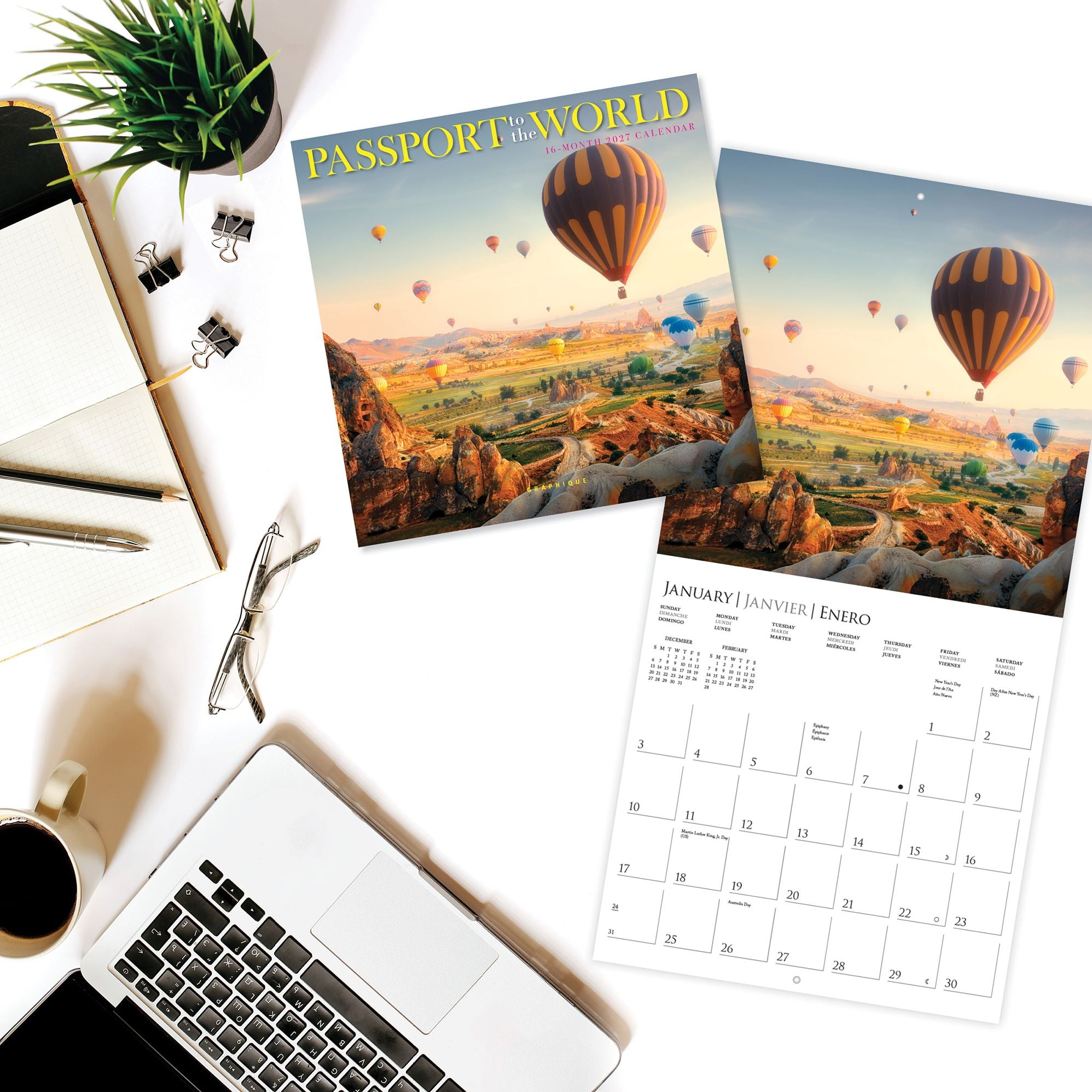 2027 Passport to the World Mini Wall Calendar