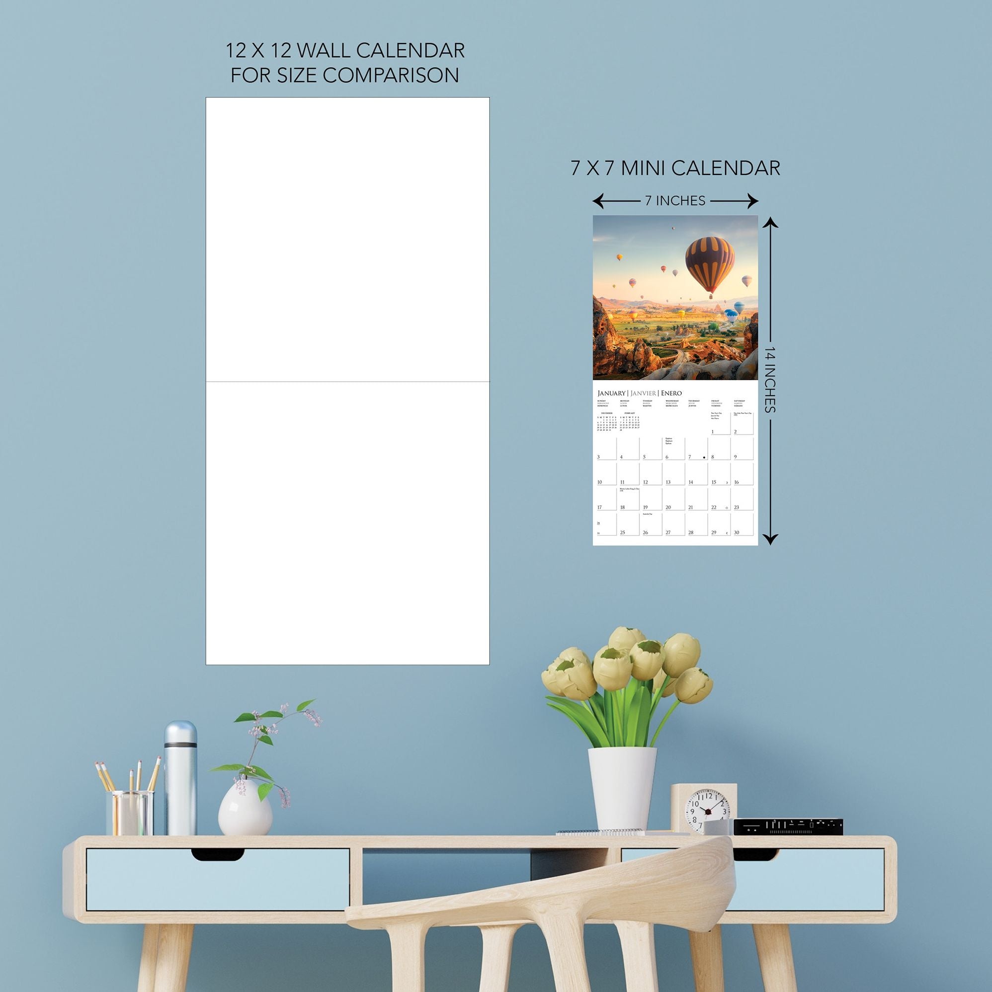 2027 Passport to the World Mini Wall Calendar