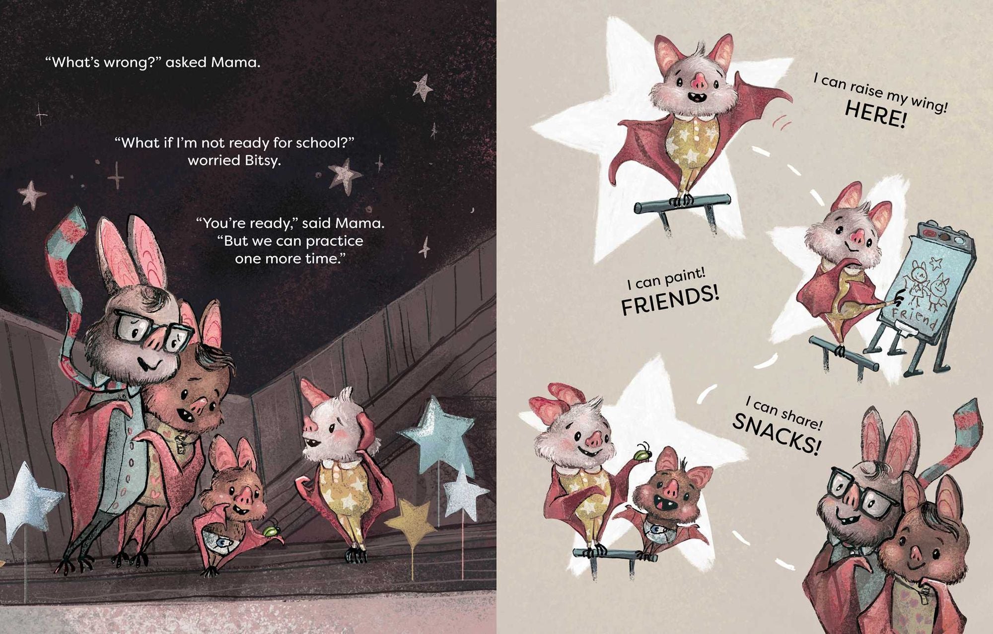 Bitsy Bat, School Star