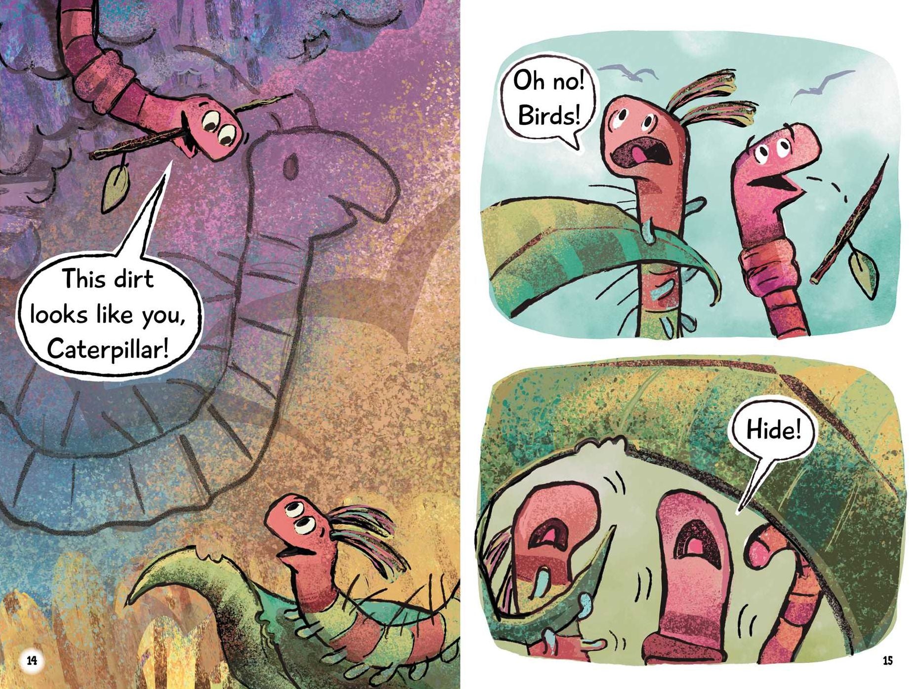 Worm and Caterpillar Are Friends: Ready-to-Read Graphics Level 1
