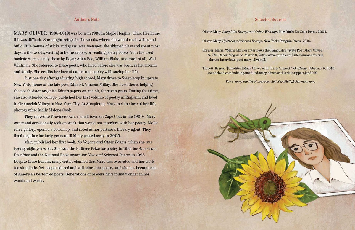 Woods & Words: The Story of Poet Mary Oliver