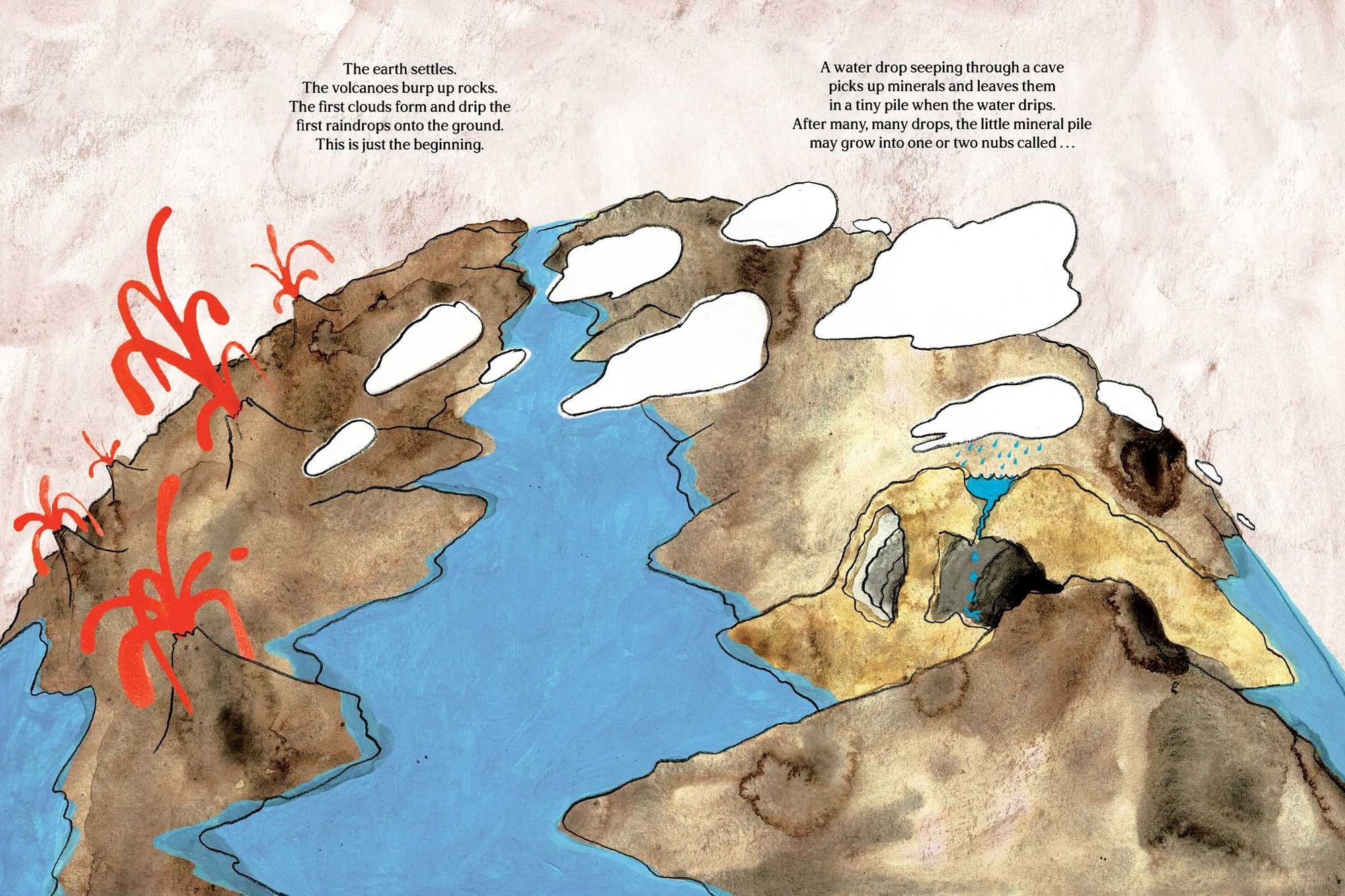 Stalactite & Stalagmite: A Big Tale from a Little Cave (Caldecott Honor Book)