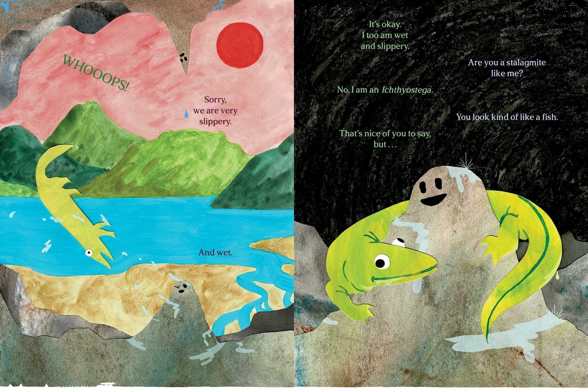 Stalactite & Stalagmite: A Big Tale from a Little Cave (Caldecott Honor Book)