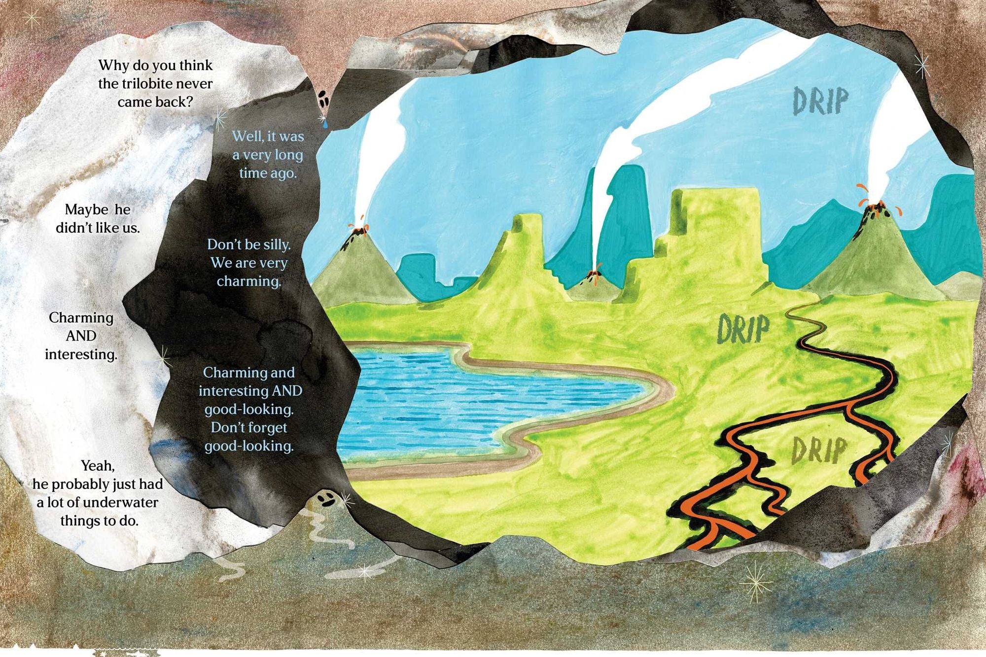 Stalactite & Stalagmite: A Big Tale from a Little Cave (Caldecott Honor Book)