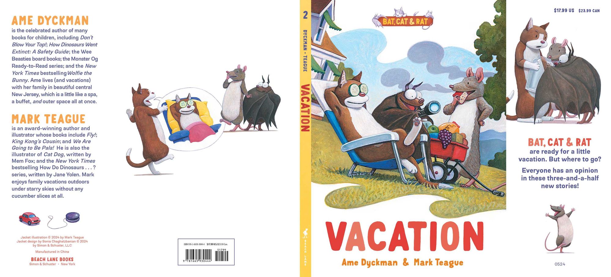 Vacation: Three-and-a-Half Stories (Theodor Seuss Geisel Award)