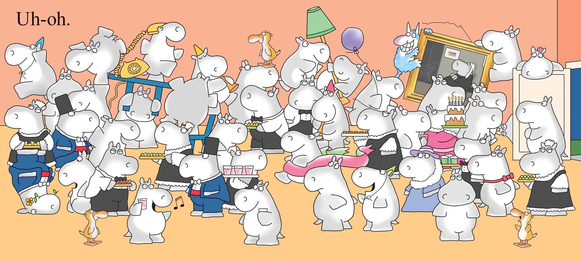 Hippos Remain Calm