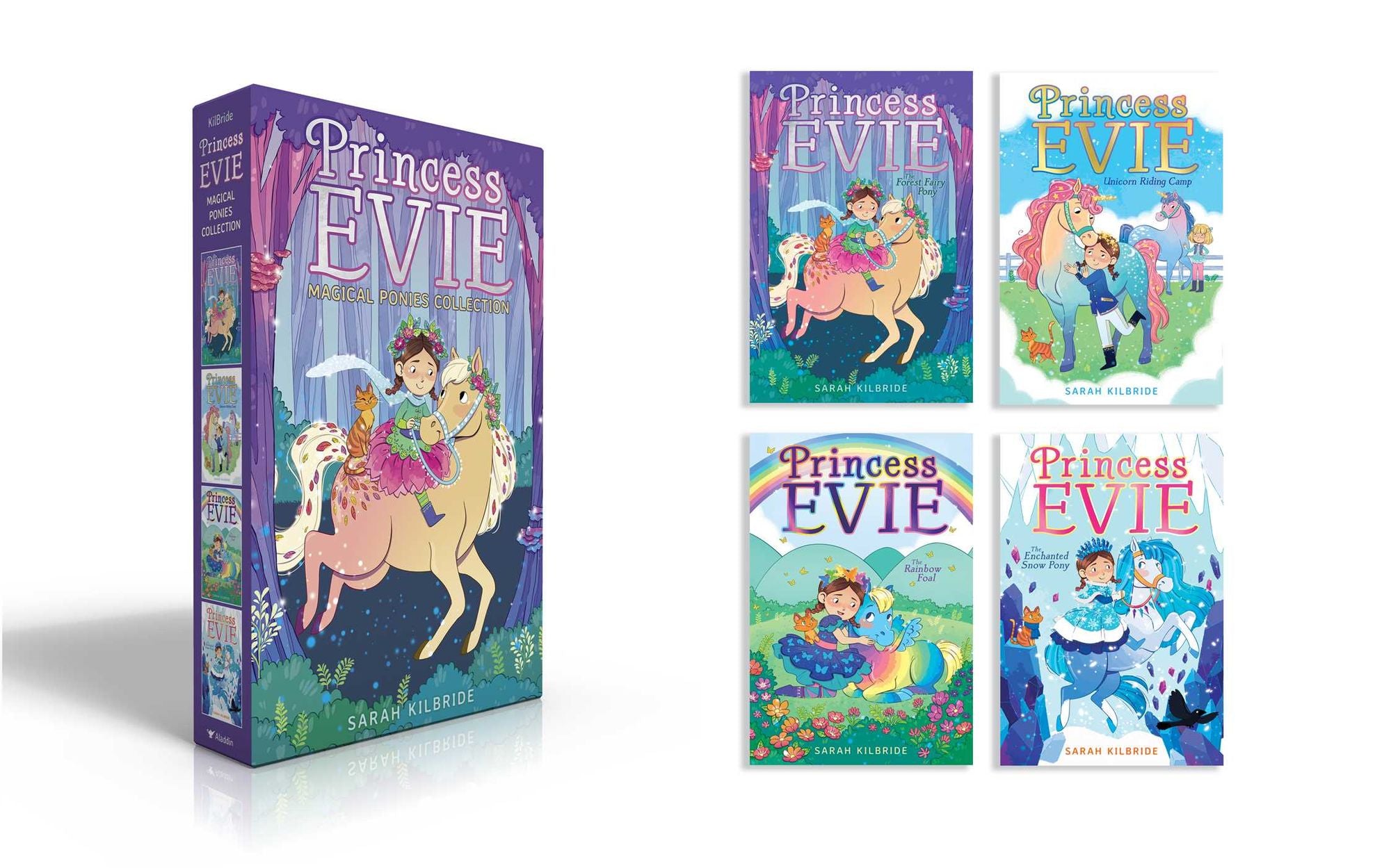 Princess Evie Magical Ponies Collection (Boxed Set): The Forest Fairy Pony; Unicorn Riding Camp; The Rainbow Foal; The Enchanted Snow Pony