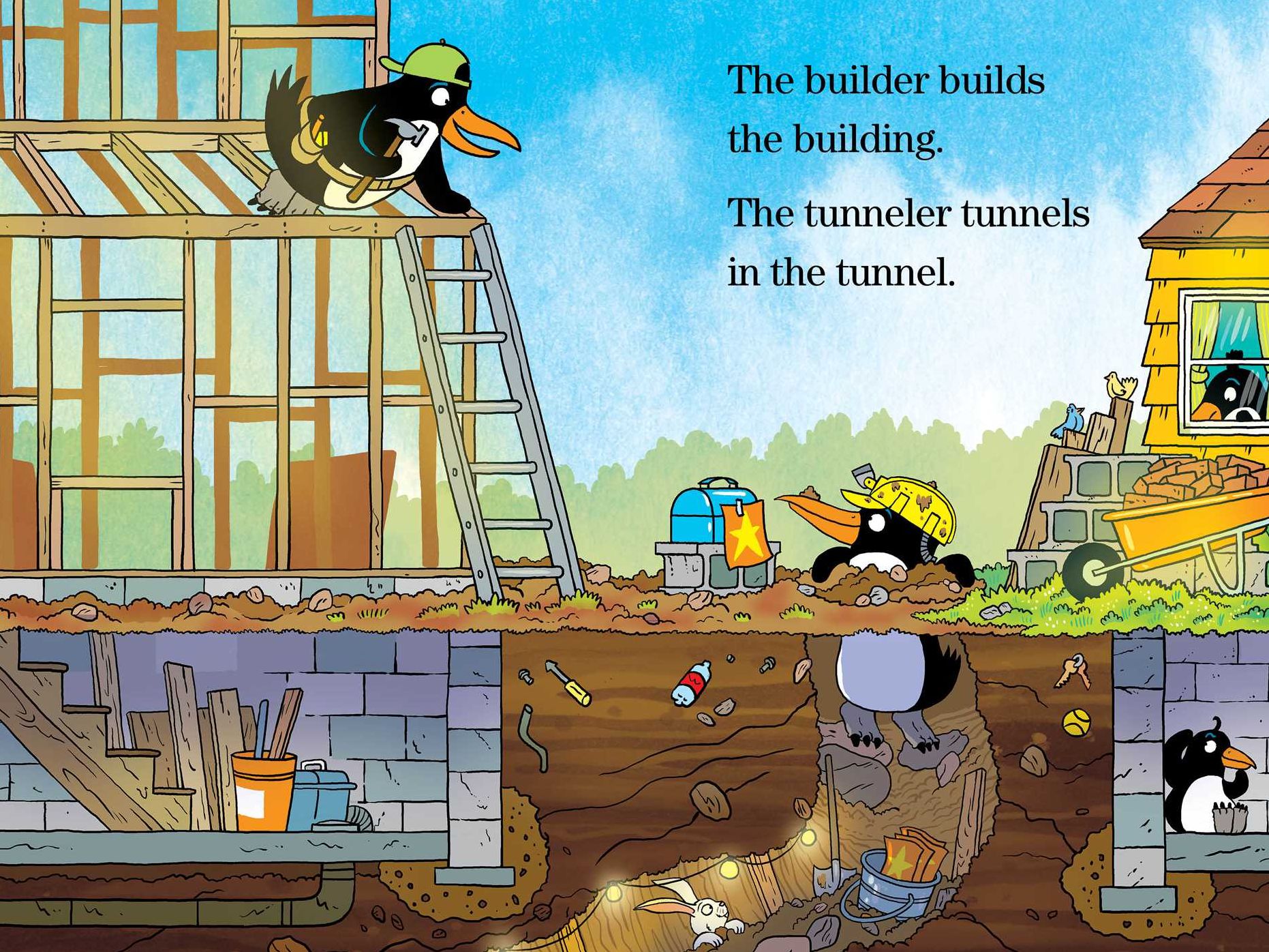 The Tunneler Tunnels in the Tunnel: Ready-to-Read Level 1 (Theodor Seuss Geisel Honor Book)