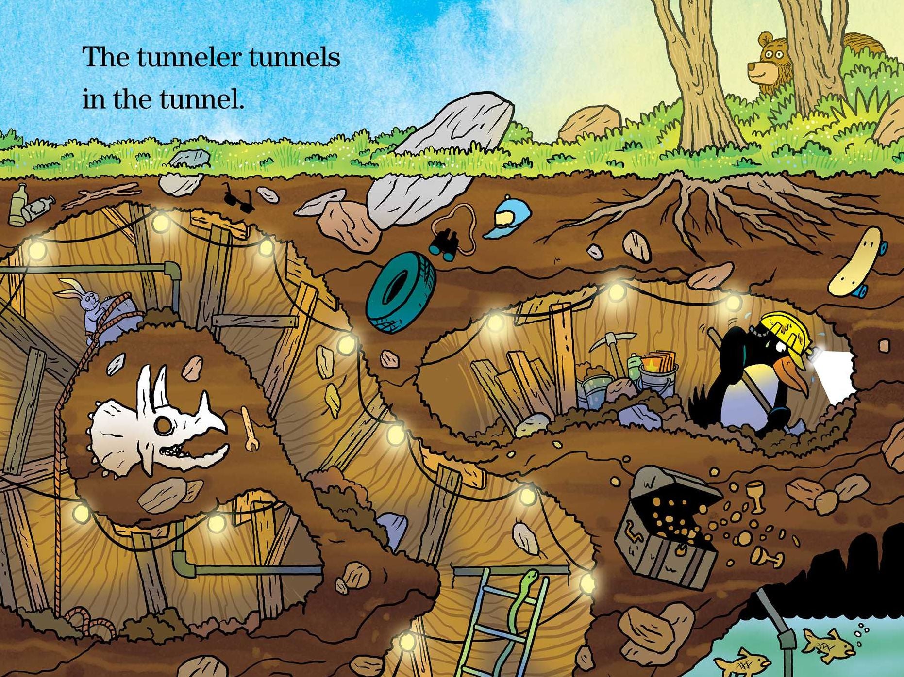 The Tunneler Tunnels in the Tunnel: Ready-to-Read Level 1 (Theodor Seuss Geisel Honor Book)